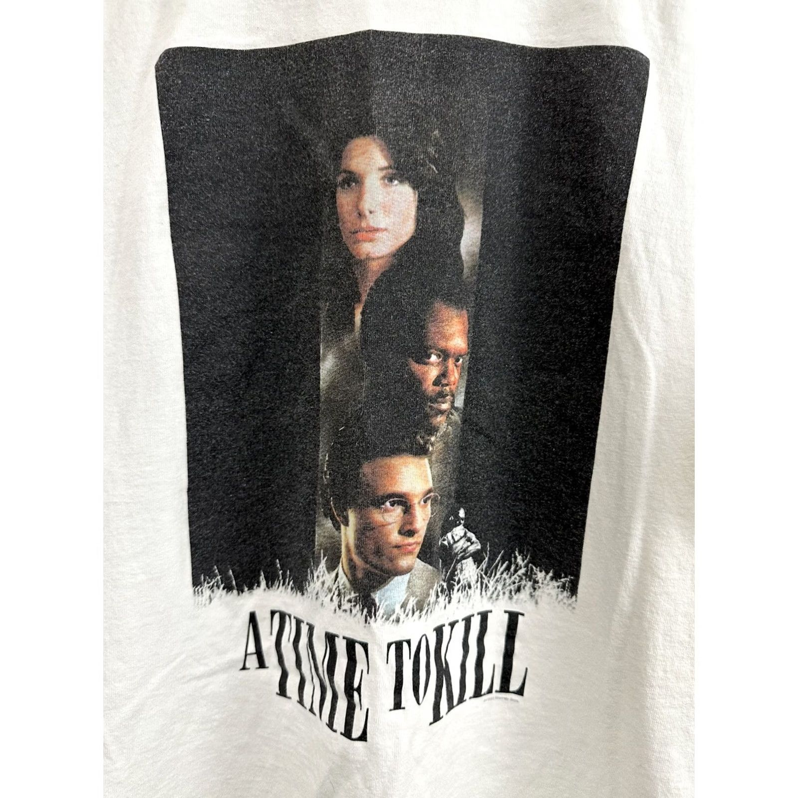 Vintage VTG A Time To Kill Movie 1996 Promo Murina T-Shirt XL White Mens Short Sleeve Movie Theme Size US XL / EU 56 / 4 - 2 Thumbnail