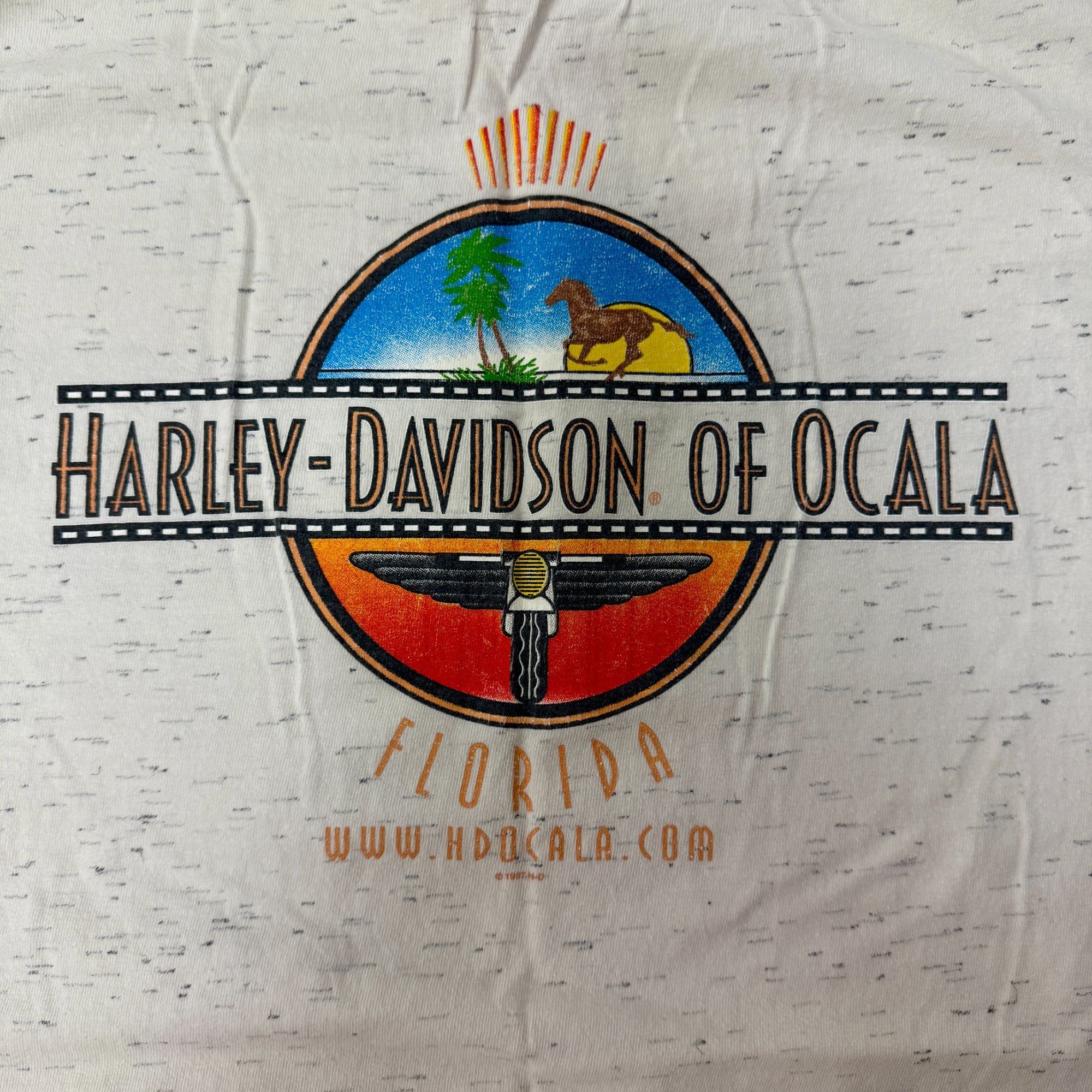 Harley Davidson Harley Davidson 1999 OCALA FLORIDA Motorcycle Biker T Shirt Size US M / EU 48-50 / 2 - 4 Thumbnail
