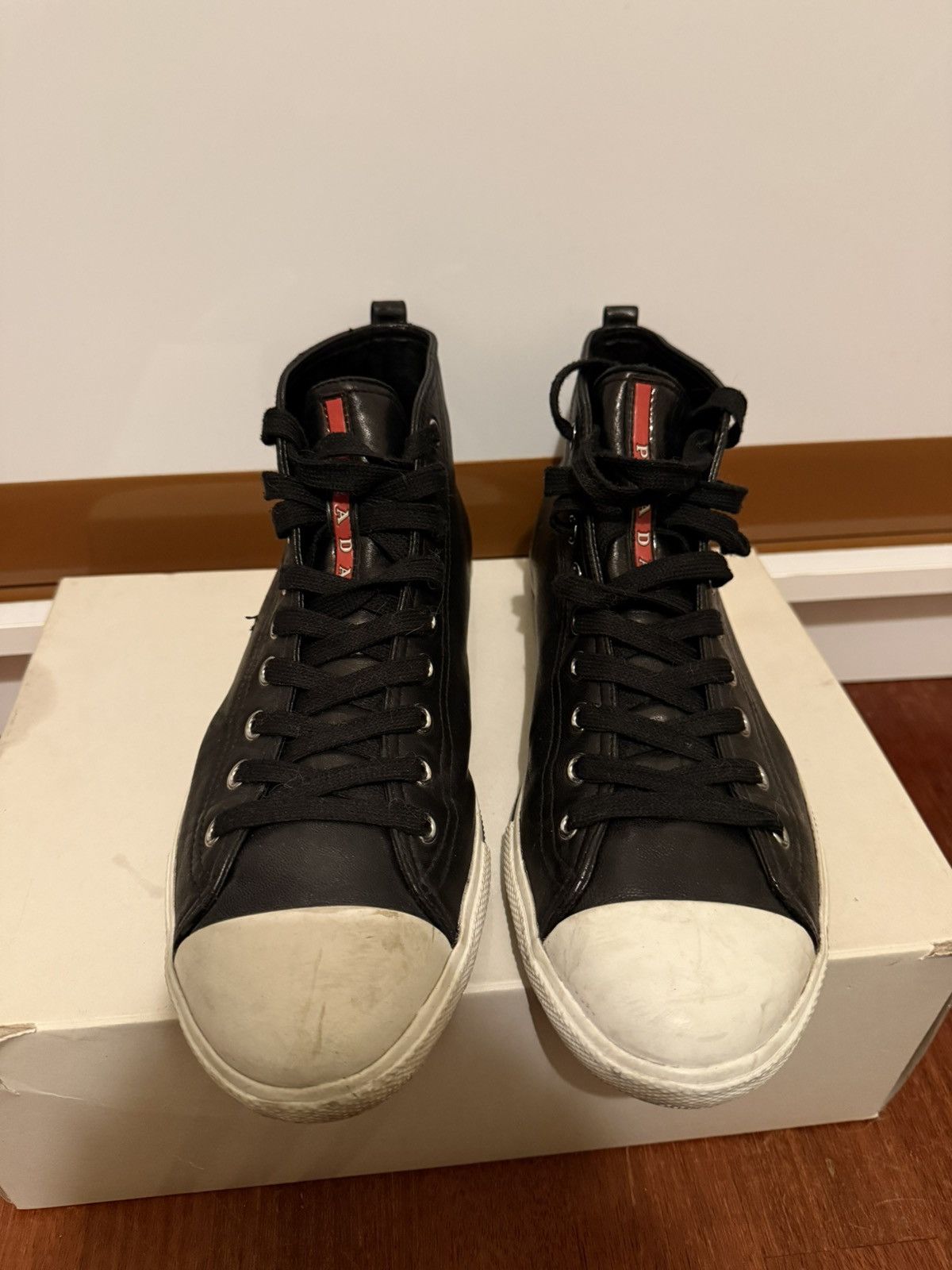 Prada Prada high top sneakers Size US 9.5 / EU 42-43 - 4 Thumbnail