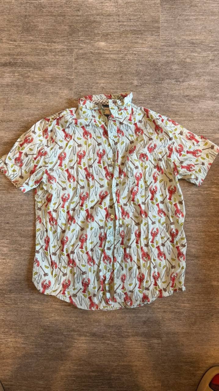 Retrofit Retrofit Brand Mfg Lobster Print Button Down Shirt Size L Size US L / EU 52-54 / 3 - 1 Thumbnail