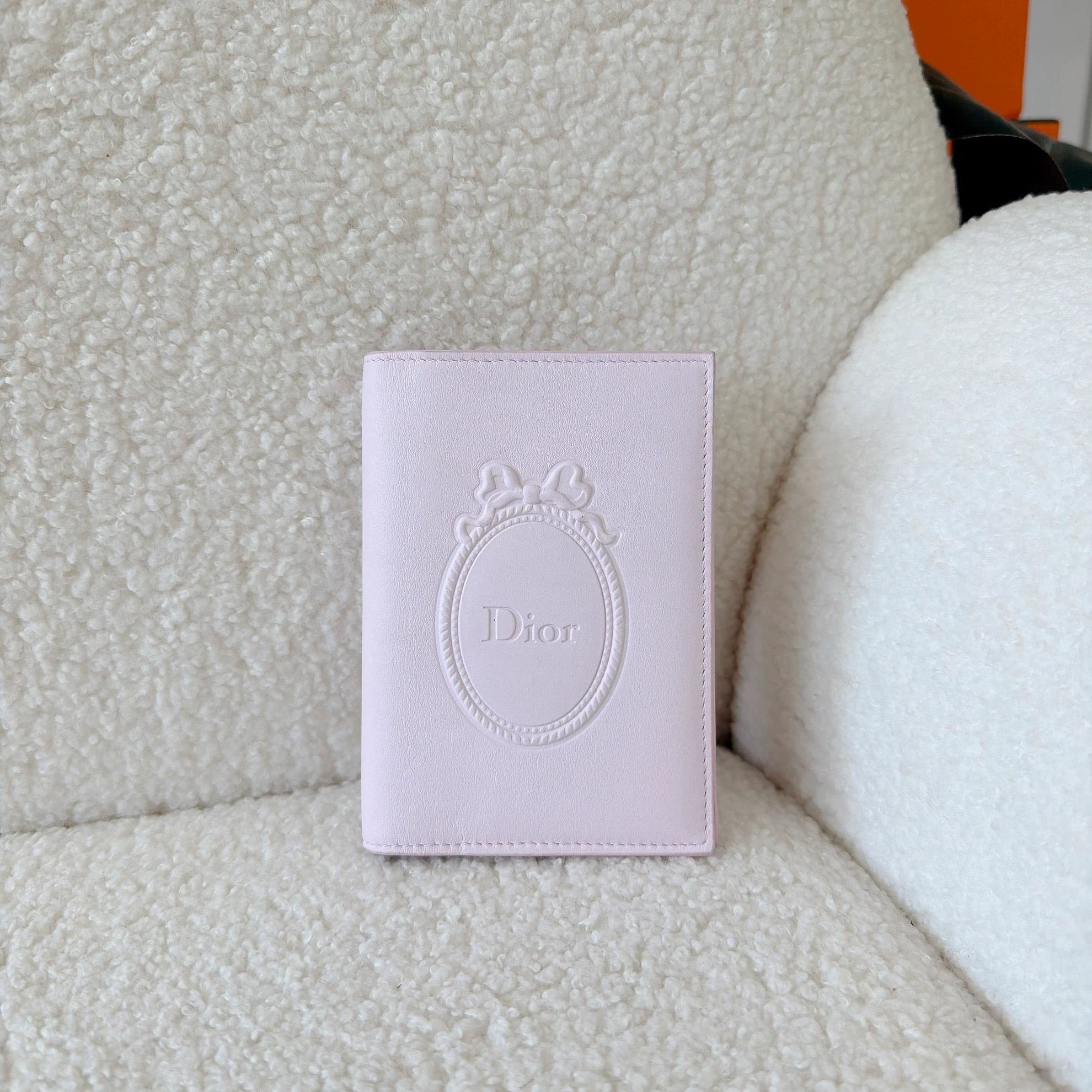 Dior Dior Salon Médaillon Pink Passport Holder 7283 Size ONE SIZE - 1 Thumbnail