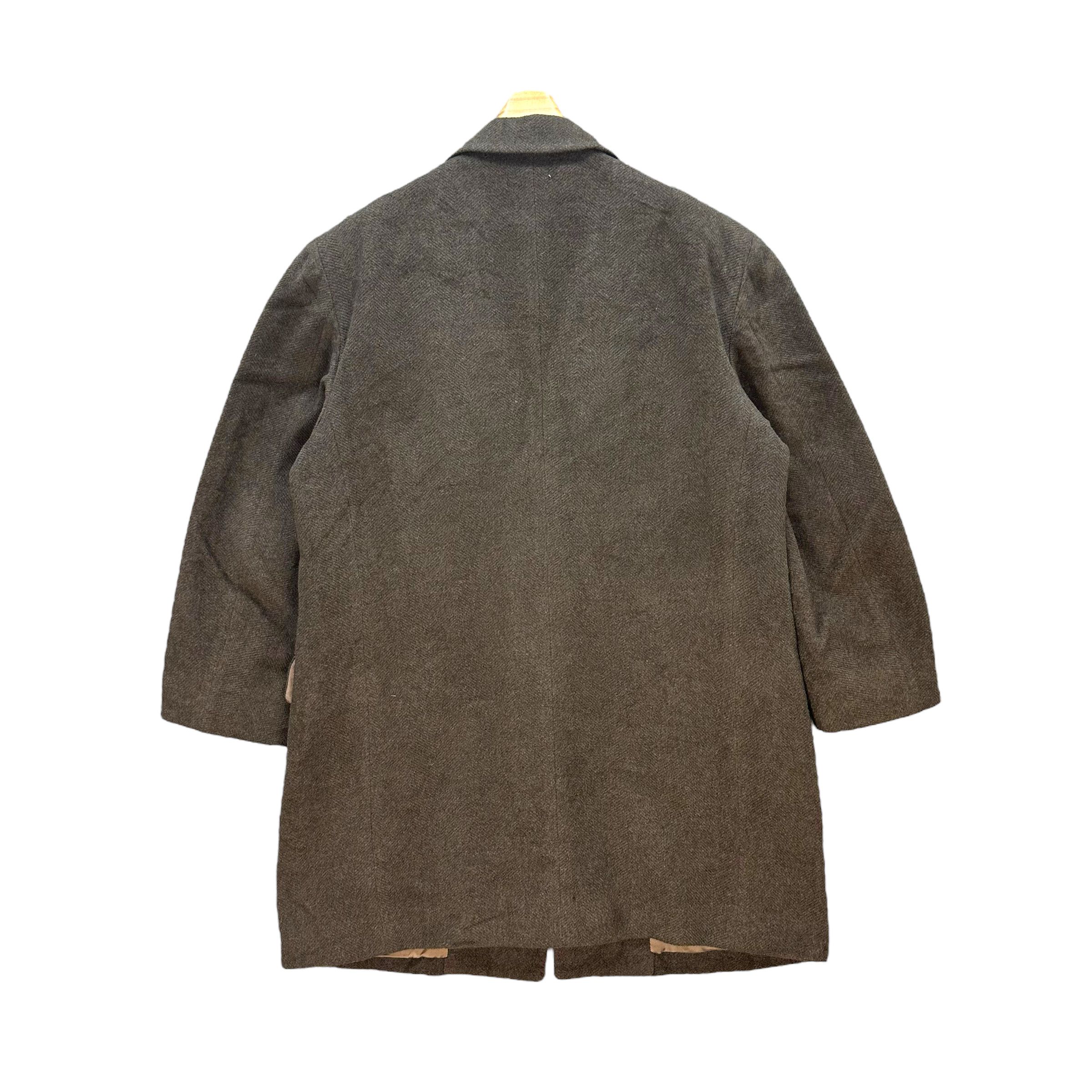 Burberry VINTAGE 90's BURBERRYS' WOOL OVERCOAT JACKET #8387-006 Size US L / EU 52-54 / 3 - 11 Thumbnail