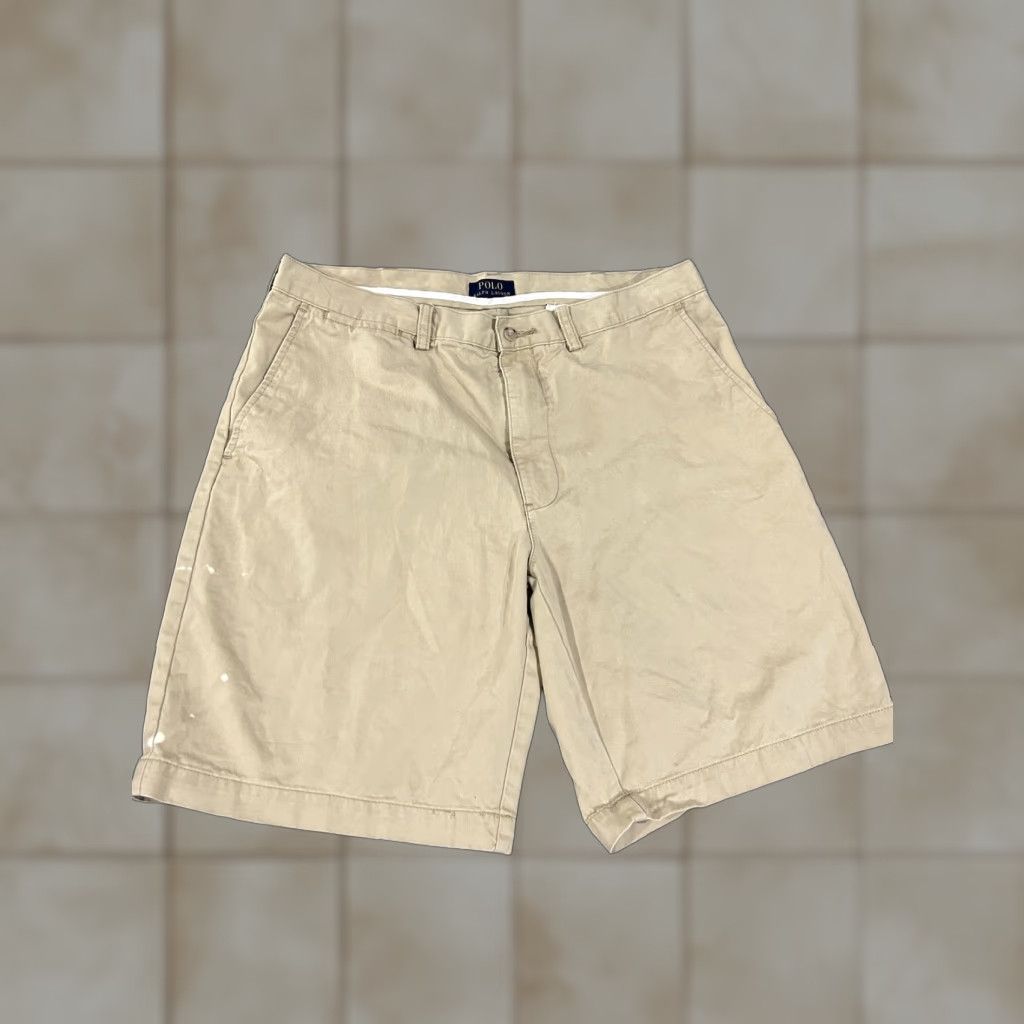Polo Ralph Lauren Polo Ralph Lauren Shorts Mens 36 Khaki Beige Regular Fit Chino Casual Summer Size US M / EU 48-50 / 2 - 1 Thumbnail