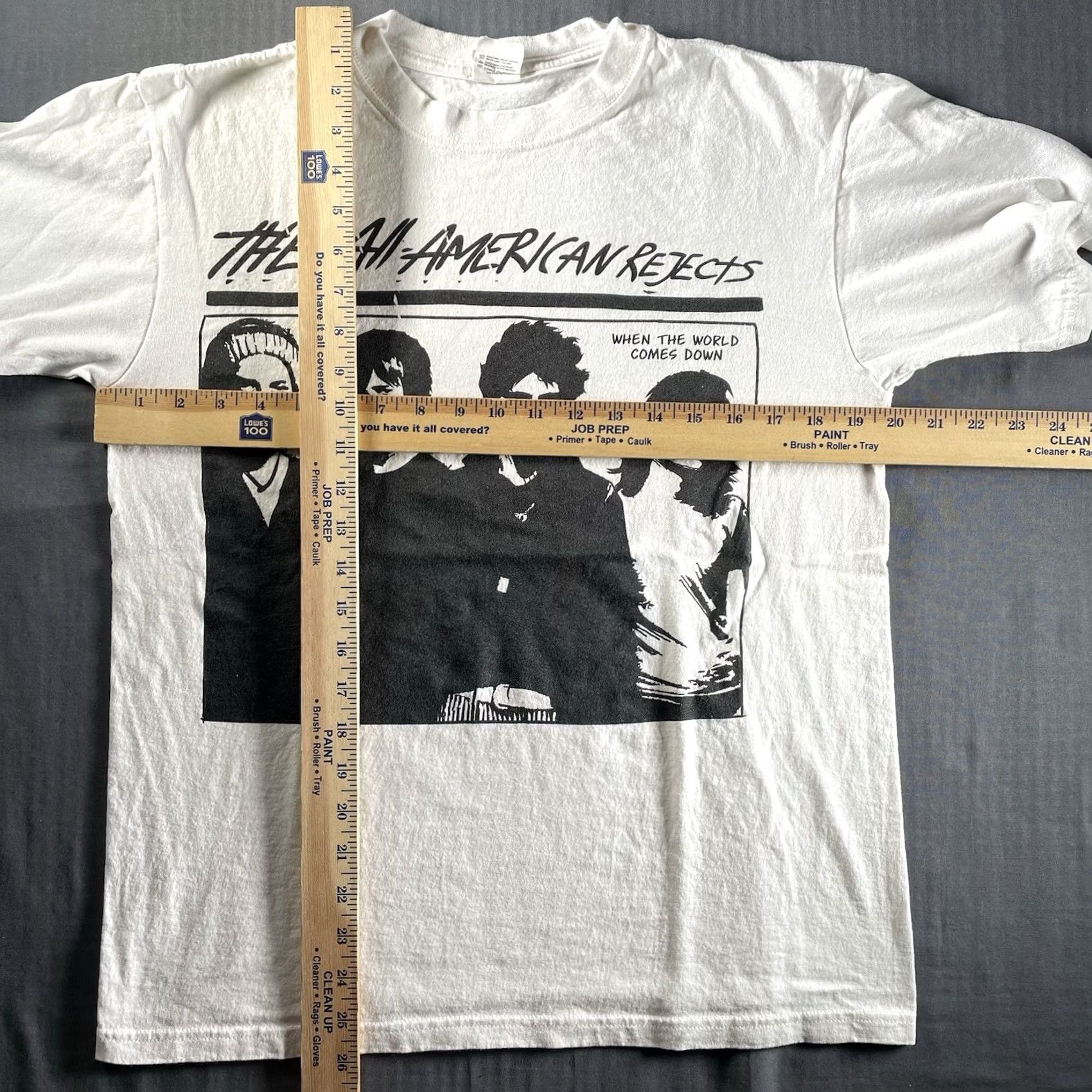 Vintage All American Rejects Shirt Men’s M Battle Of The Bands 2009 Tour Indie Rock White T-Shirt Mens M Size US M / EU 48-50 / 2 - 4 Thumbnail
