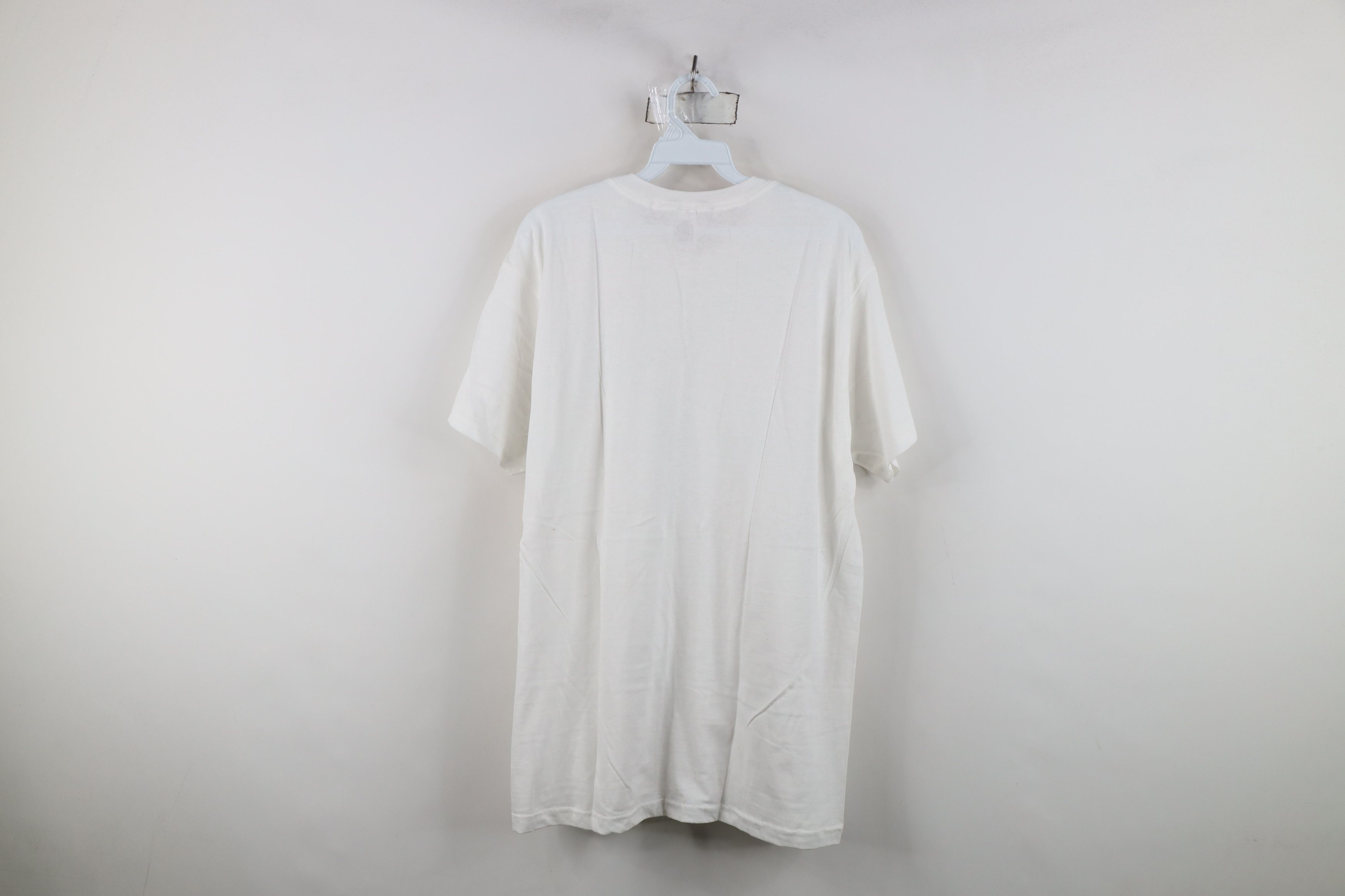 Vintage Vintage 90s Streetwear Cotton Short Sleeve T-Shirt White Size US L / EU 52-54 / 3 - 12 Thumbnail