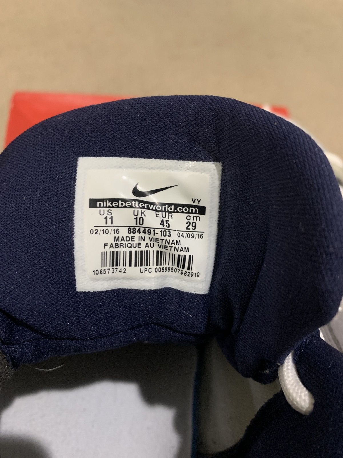 Nike Air Zoom Flight 96 Olympic Penny Hardaway Size US 11 / EU 44 - 9 Thumbnail