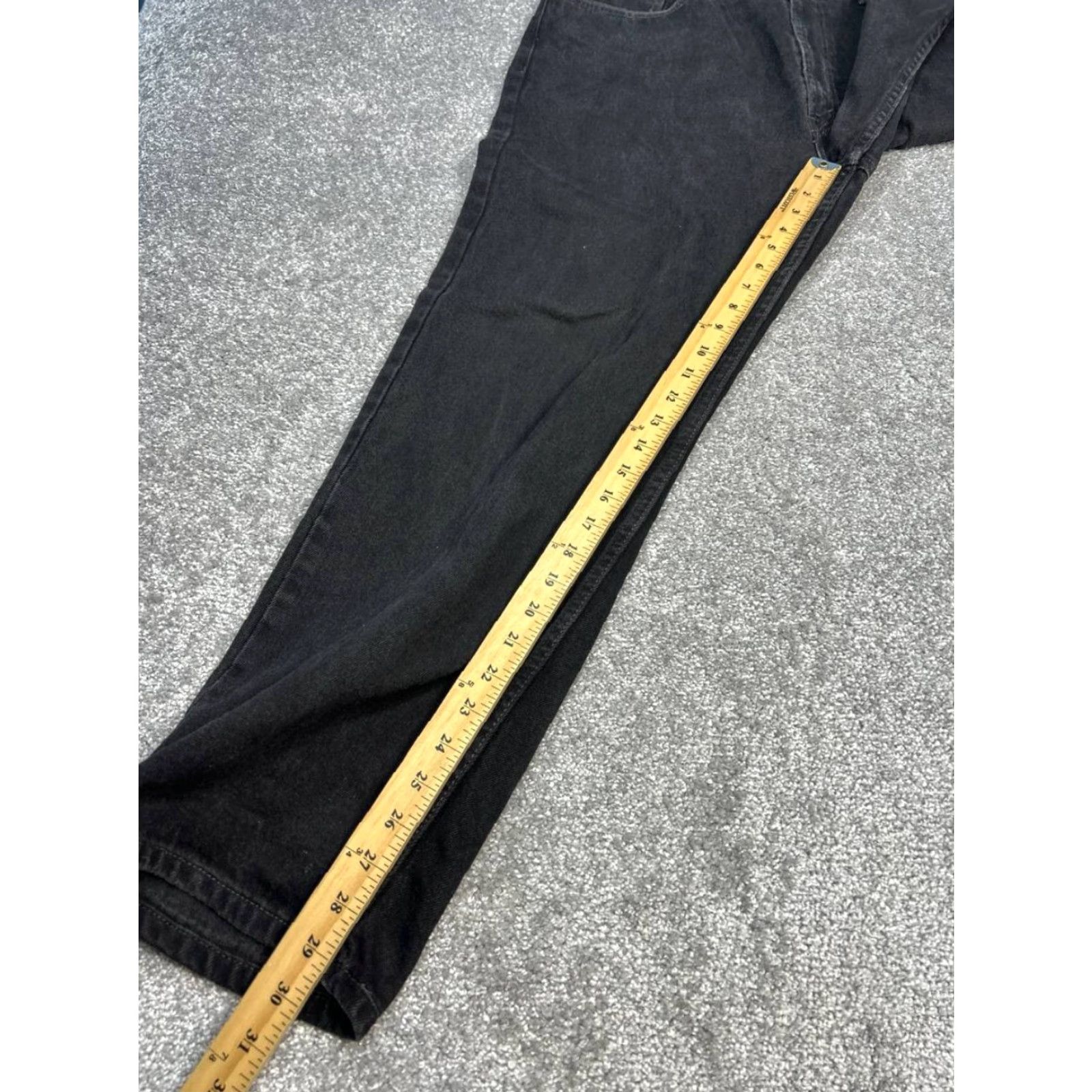Levi's Levi's 505 Jeans Mens 38 Black Cotton Regular Fit Mid Rise Straight Leg 36x29 y2k Size US 38 / EU 54 - 5 Thumbnail
