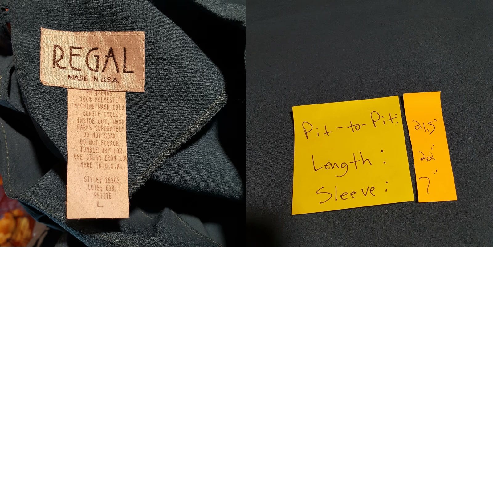 Altea VTG Regal Womens Petite Large Teal Shortsleeve Tennis Golf Blouse Shirt Vintage? No. Size S / US 4 / IT 40 - 8 Thumbnail