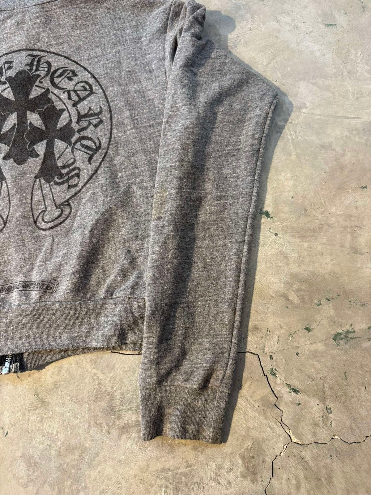 Chrome Hearts Chrome Hearts Triple Cross Horseshoe Zip Womens Hoodie Size XS / US 0-2 / IT 36-38 - 4 Thumbnail