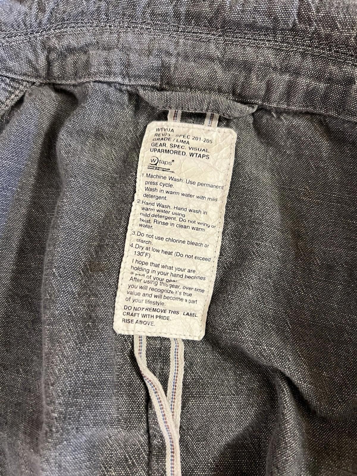 Wtaps Pre-Owned Wtaps Military Denim Blazer Jacket Navy M Size US M / EU 48-50 / 2 - 9 Thumbnail