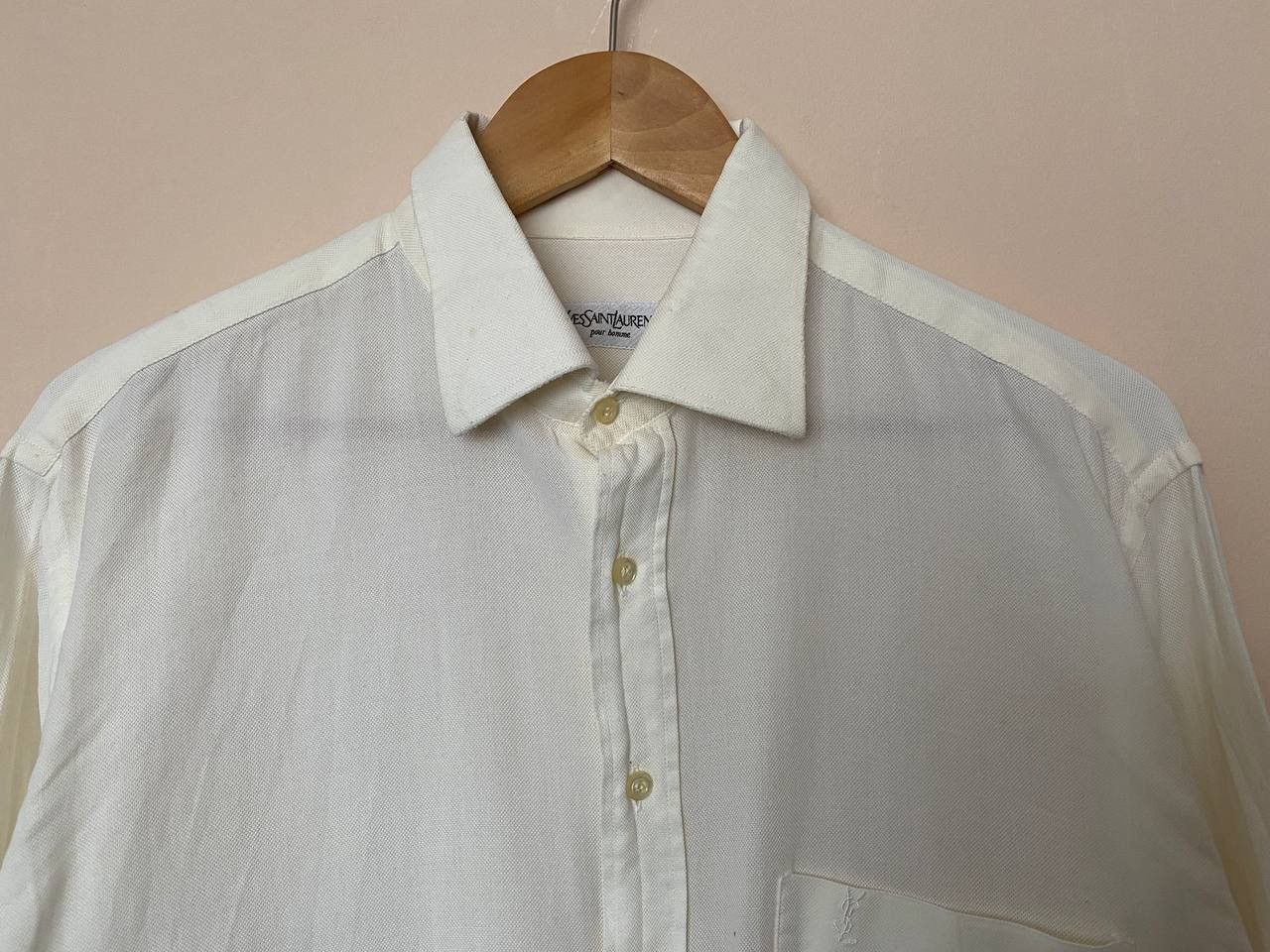 Vintage × Yves Saint Laurent 🤍YVES SAINT LAURENT VINTAGE YSL SHIRT Size US L / EU 52-54 / 3 - 3 Thumbnail