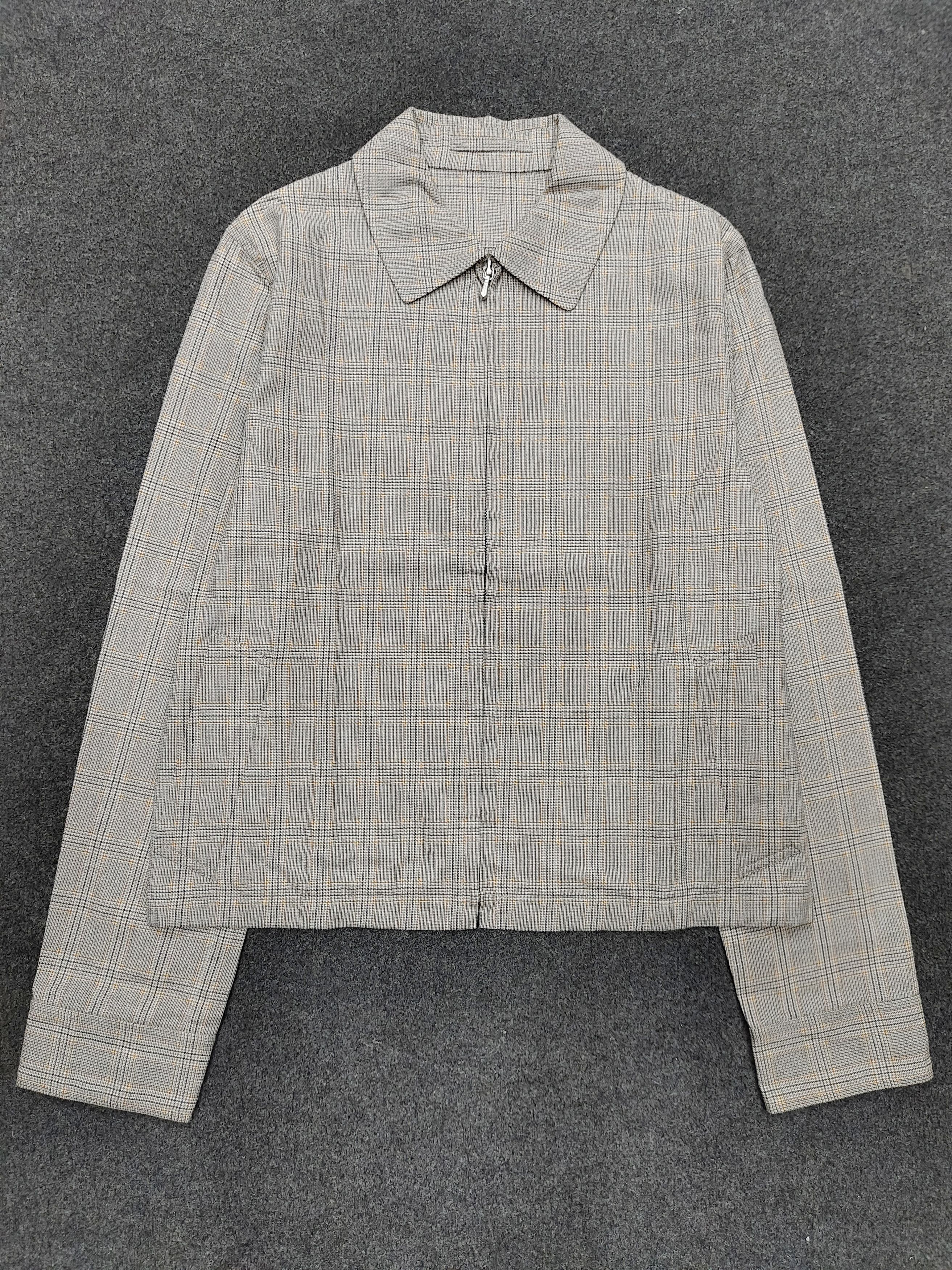 Margaret Howell 90s Margaret Howell- British Minimal Tailored Check Jacket Size M / US 6-8 / IT 42-44 - 4 Thumbnail