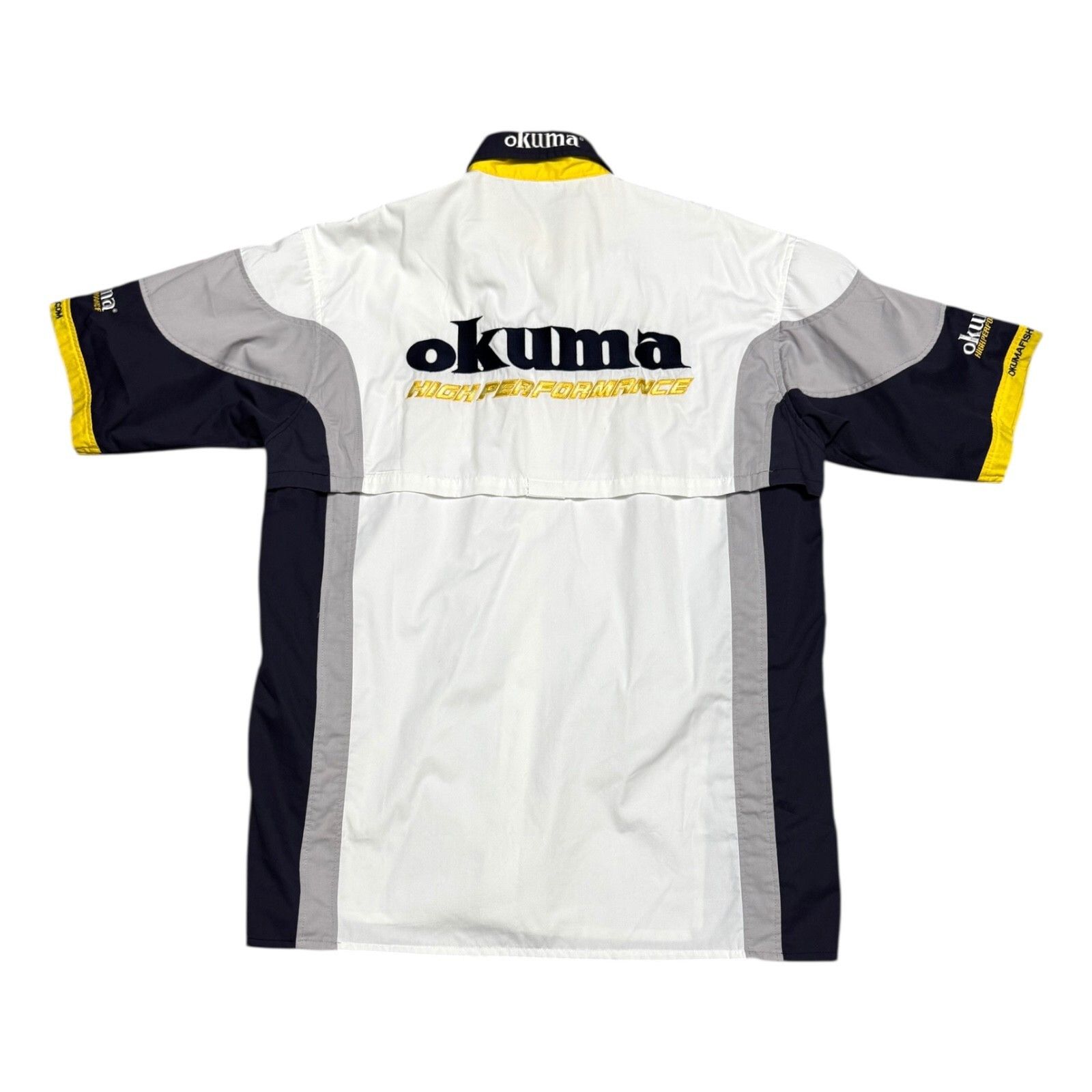 Other OKUMA Fishing Mechanic Racing Button Tee Shirt Mens XL Size US XL / EU 56 / 4 - 2 Thumbnail