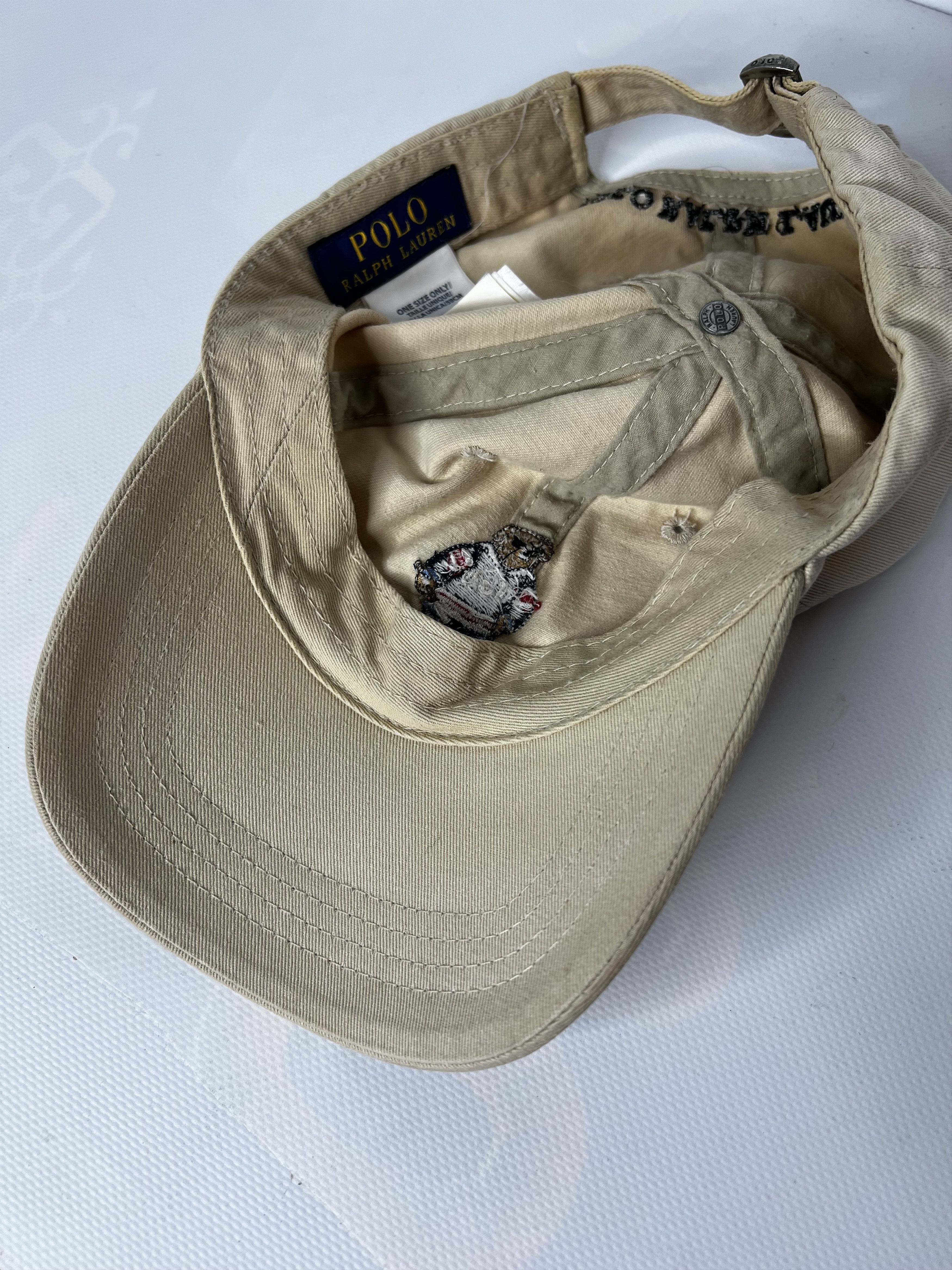 Polo Ralph Lauren POLO RALPH LAUREN POLO BEAR EMBROIDERY CAP HAT BACKSTRAP Size ONE SIZE - 5 Thumbnail