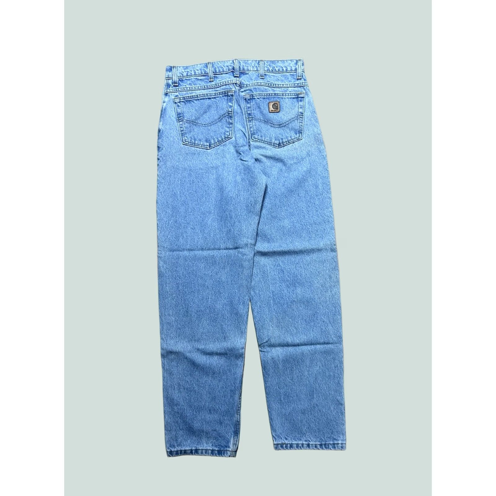 Carhartt VINTAGE Carhartt Jeans Denim Loose Relaxed Tapered B17 STW skater workwear 32x32 Mens Size US 32 / EU 48 - 1 Thumbnail