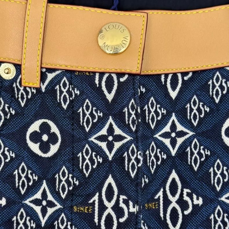 Louis Vuitton Louis Vuitton Dark blue logo sheepskin paneled pants 2505-N Size US 36 / EU 52 - 8 Thumbnail