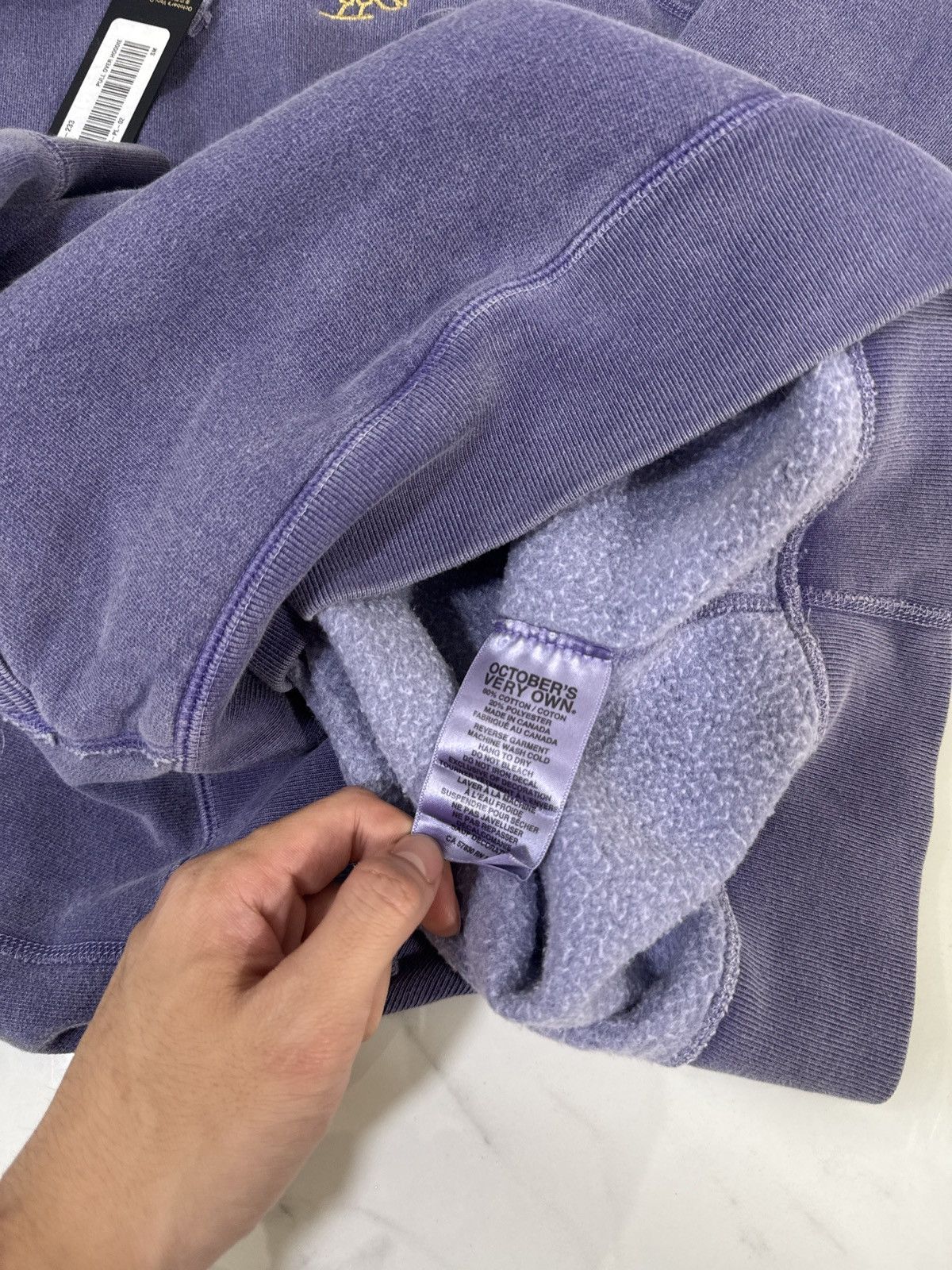 Drake × October's Very Own Octobers Very Own Garment Dye Hoodie Pullover Purple Lilac Size US S / EU 44-46 / 1 - 6 Thumbnail