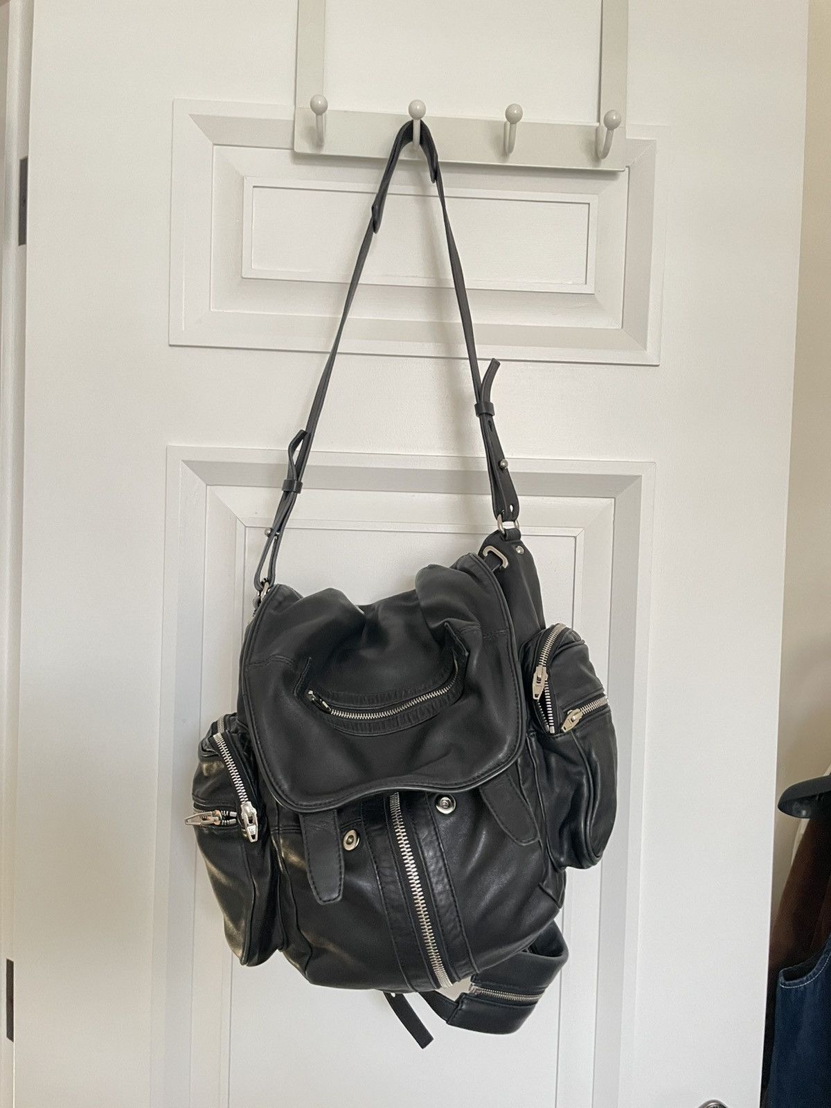 Alexander Wang Alexander Wang Marti convertiable backpack black leather Size ONE SIZE - 2 Thumbnail