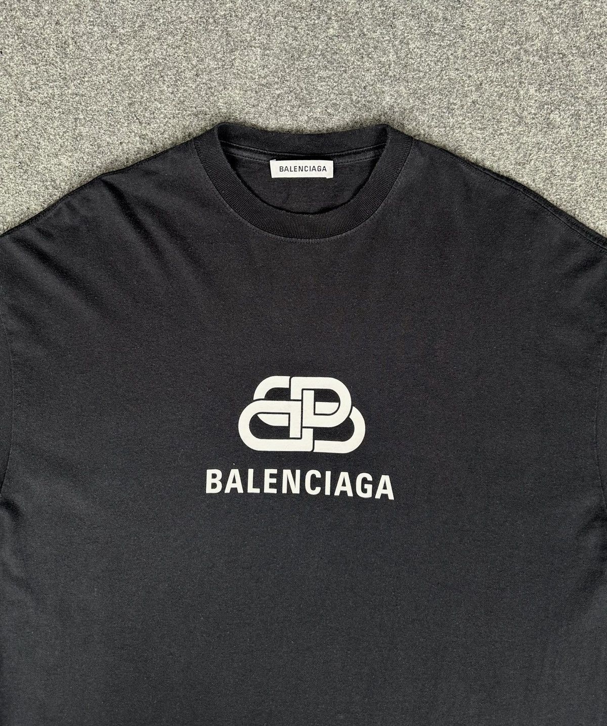 Balenciaga Balenciaga - 2018 Interlocking BB Logo - Black Size US XS / EU 42 / 0 - 3 Thumbnail