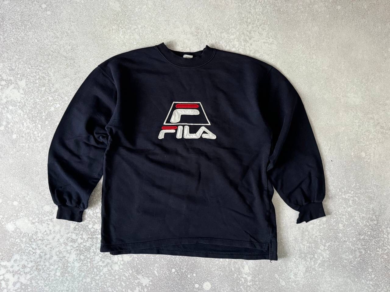 Fila × Vintage Vintage 90s Fila Crewneck Sweatshirt Embroidered Logo Y2K Size US M / EU 48-50 / 2 - 1 Thumbnail