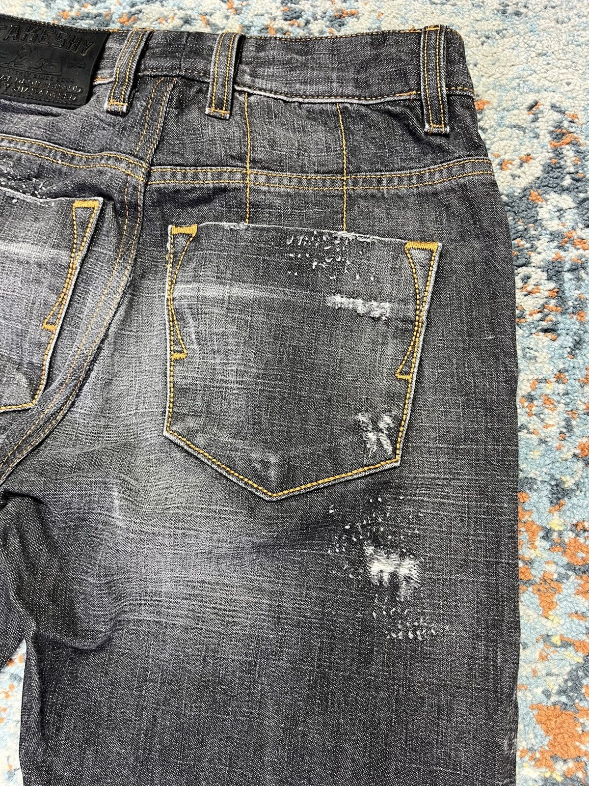 Takeshy Kurosawa × Vintage Vintage y2k Takeshi Kurosawa skinny distressed biker denim Size US 32 / EU 48 - 10 Thumbnail
