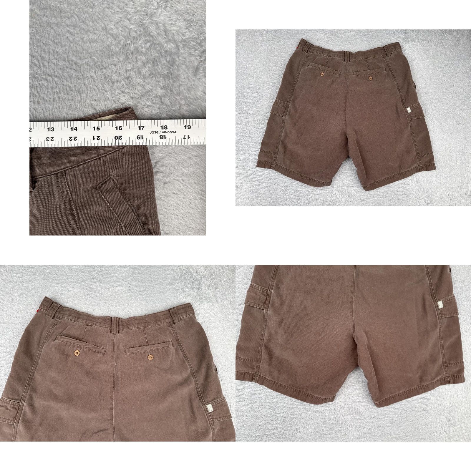 Tommy Bahama Tommy Bahama Shorts Mens 36 Brown Cargo Pockets Chino Tencel Cotton Casual Soft Size US 36 / EU 52 - 9 Thumbnail