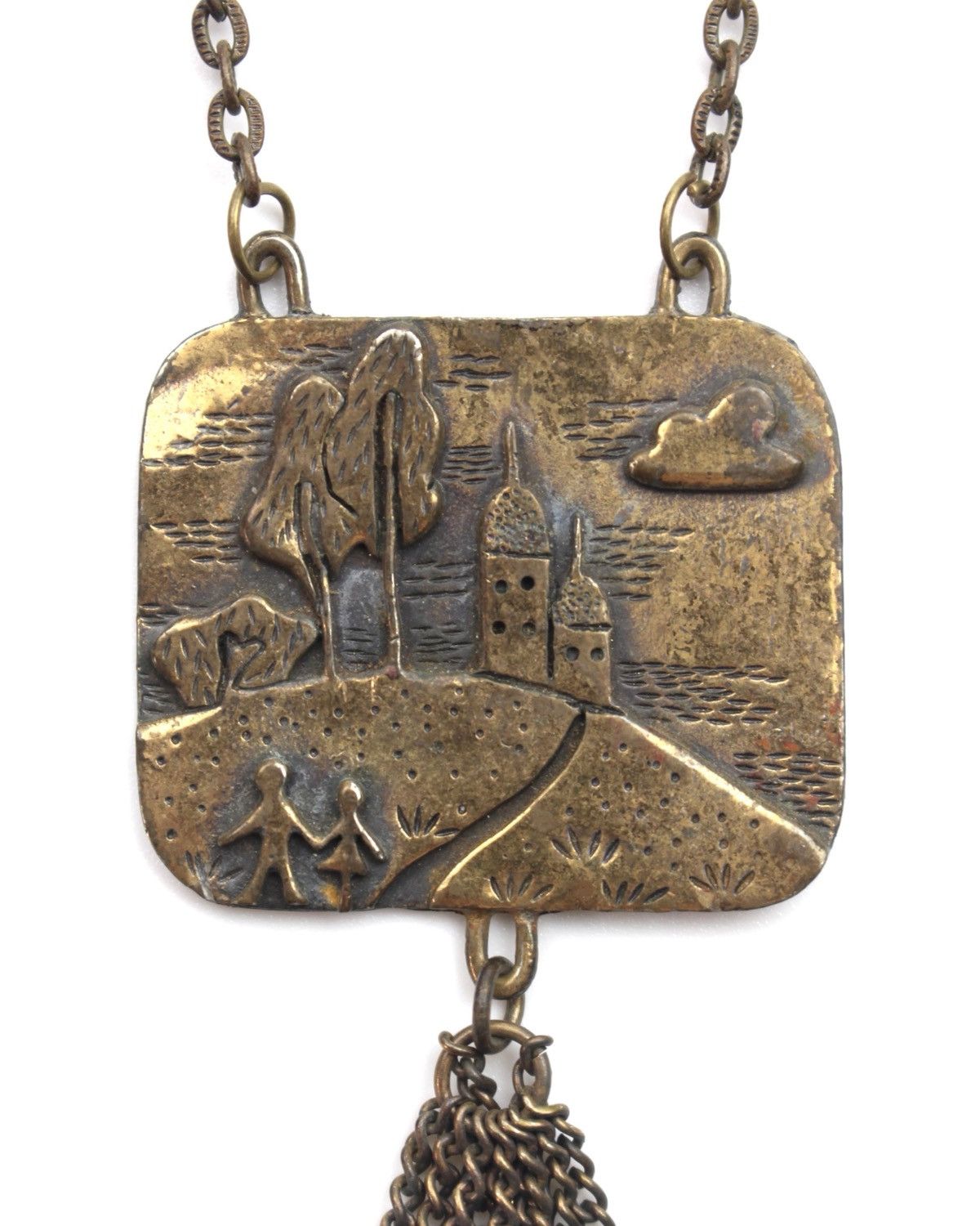 Hysteric Glamour 2000S JAPANESE MADE COUNTRYSIDE RELIEF CHARM TASSEL NECKLACE Size ONE SIZE - 1 Thumbnail