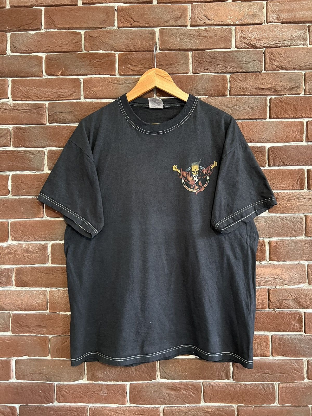 Band Tees Rare Vintage Thunderdome Wizard Gabber Band Tshirt 90s Size US L / EU 52-54 / 3 - 1 Thumbnail