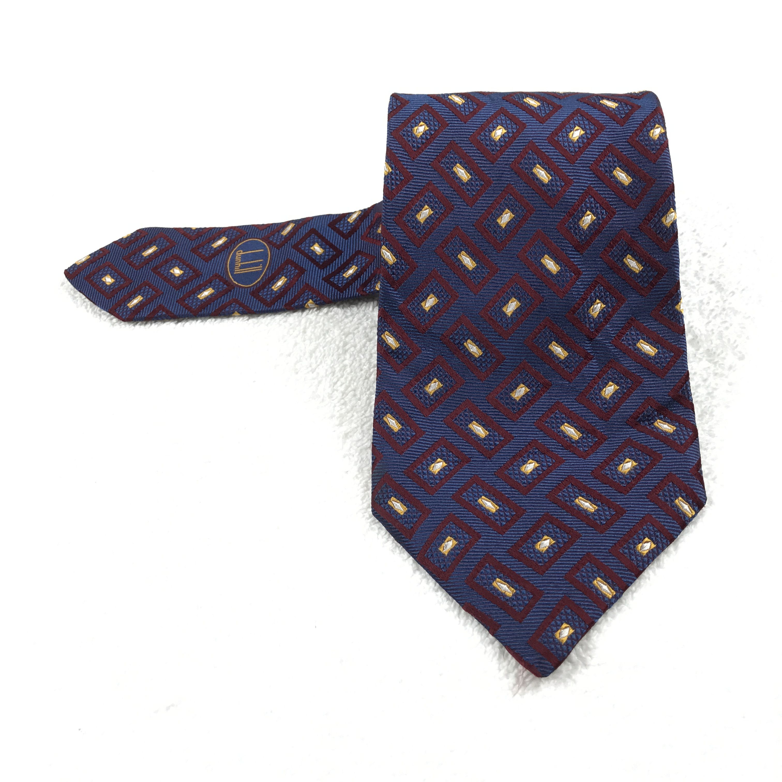 Alfred Dunhill × Designer × Vintage Vintage Dunhill Silk Necktie Size ONE SIZE - 1 Thumbnail