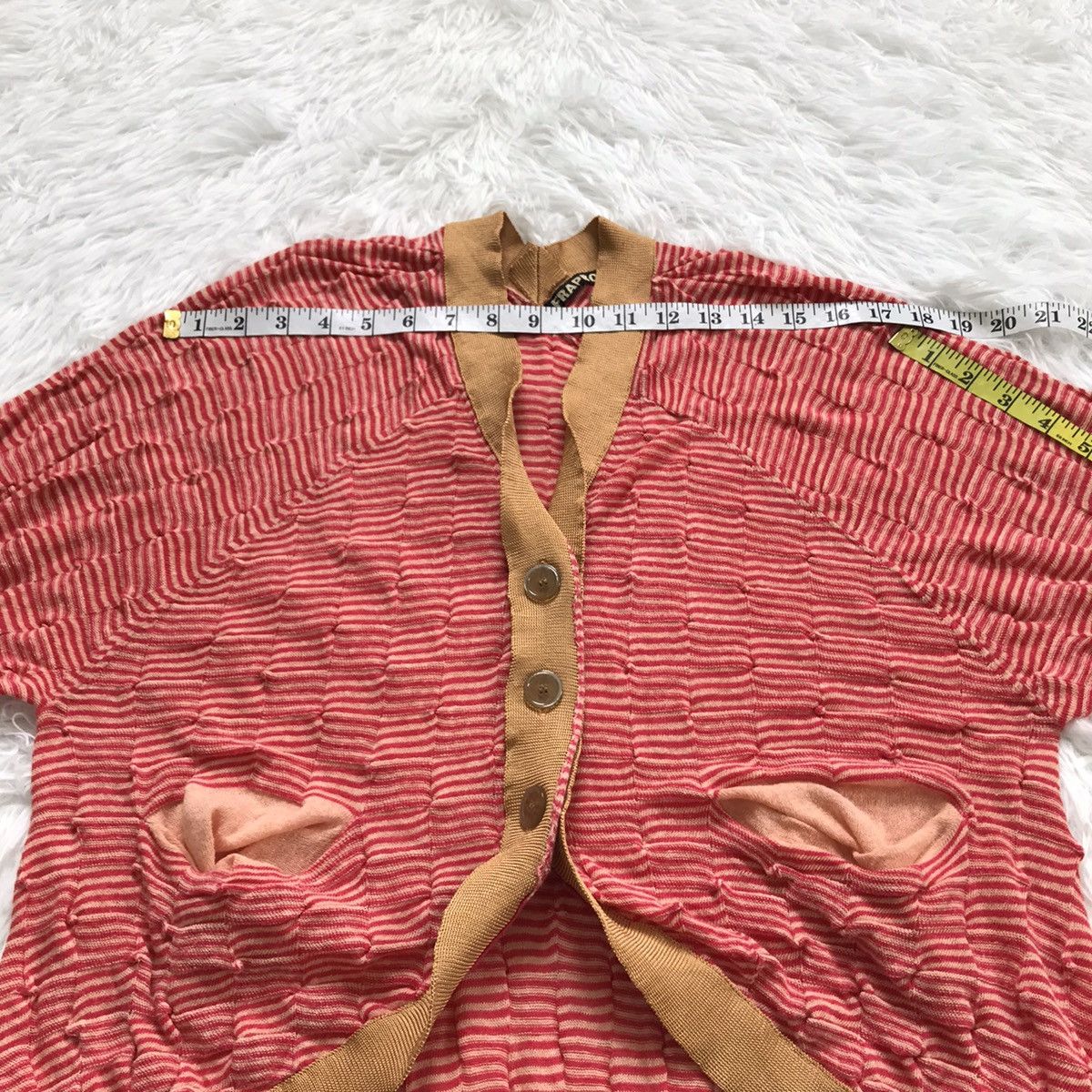 Frapbois Frapbois red stripes cardigan Size S / US 4 / IT 40 - 7 Thumbnail