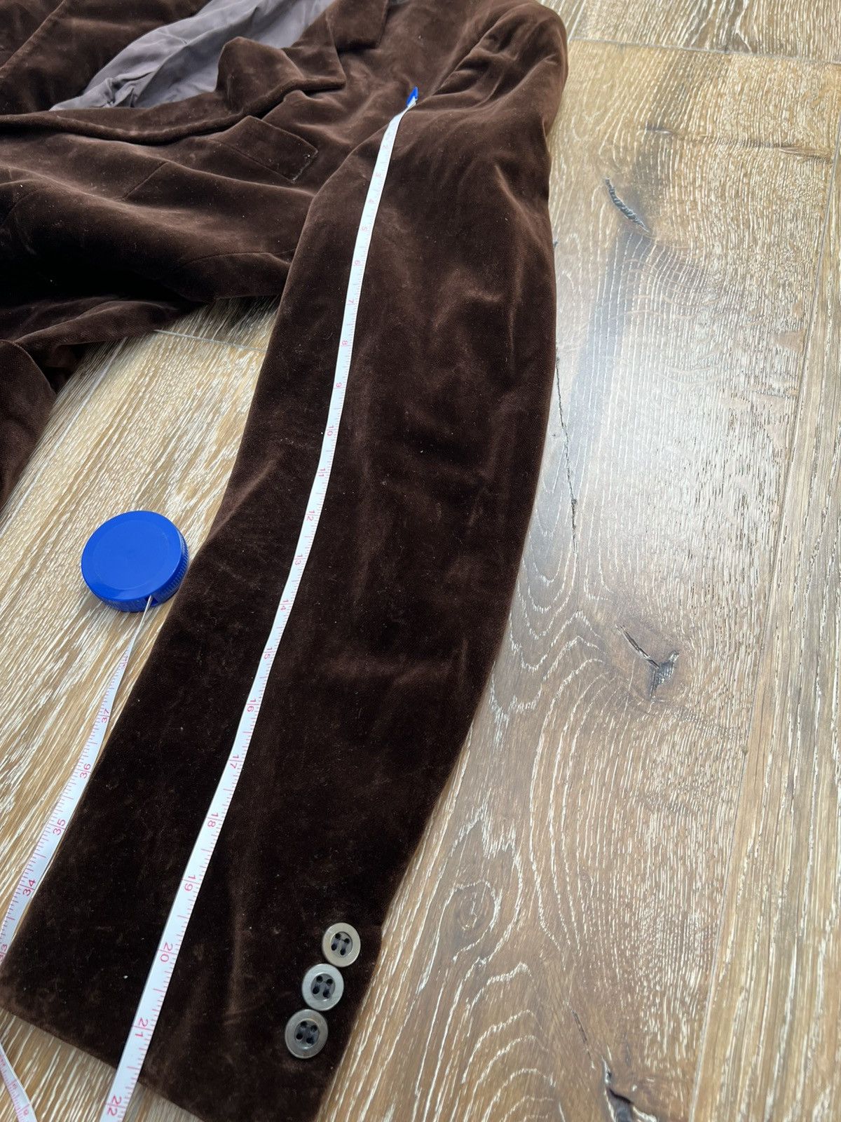 Vintage Vintage yves saint laurent brown velvet velour blazer jacket Size S / US 4 / IT 40 - 13 Thumbnail
