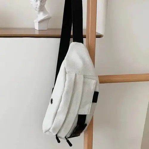 Other Waist Shoulder Bag Casual Canvas Harajuku Fanny Pack Size ONE SIZE - 2 Thumbnail