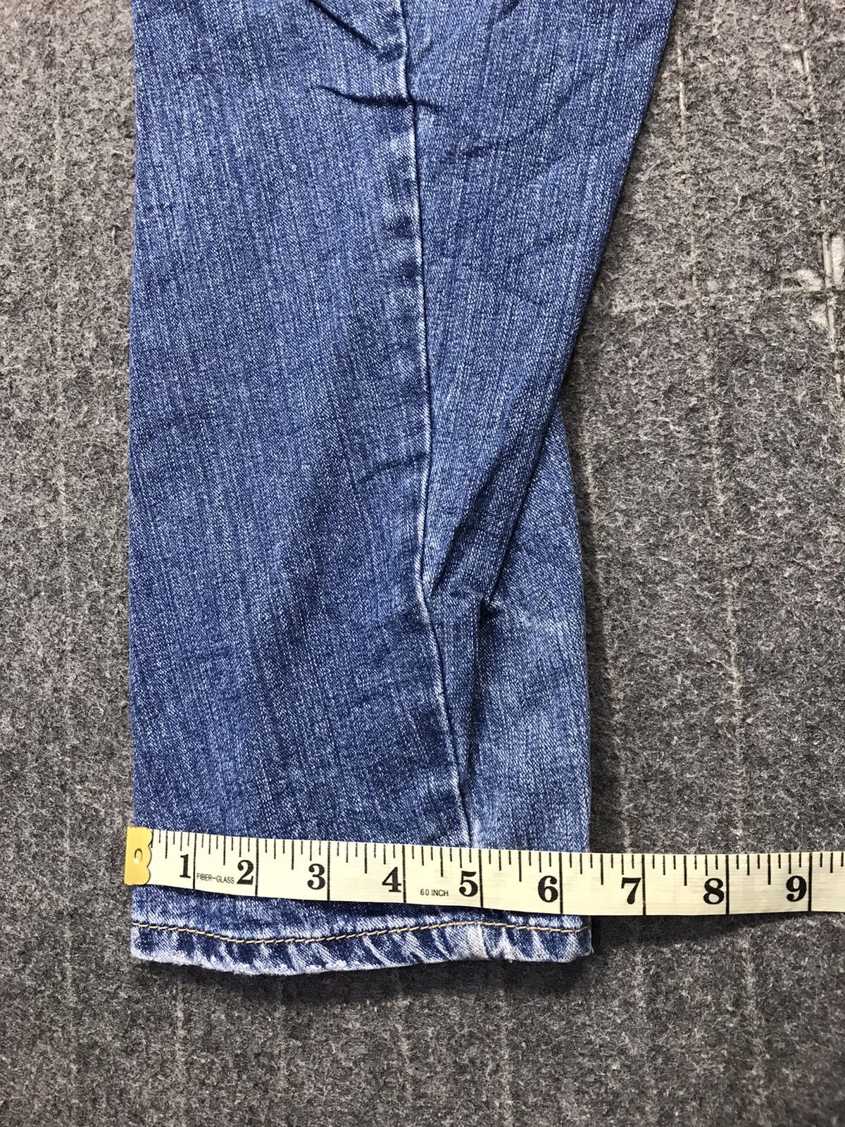 Japanese Brand Hop Hips Ripped Distressed Indigo Denim Fits Size 34 Size US 34 / EU 50 - 10 Thumbnail
