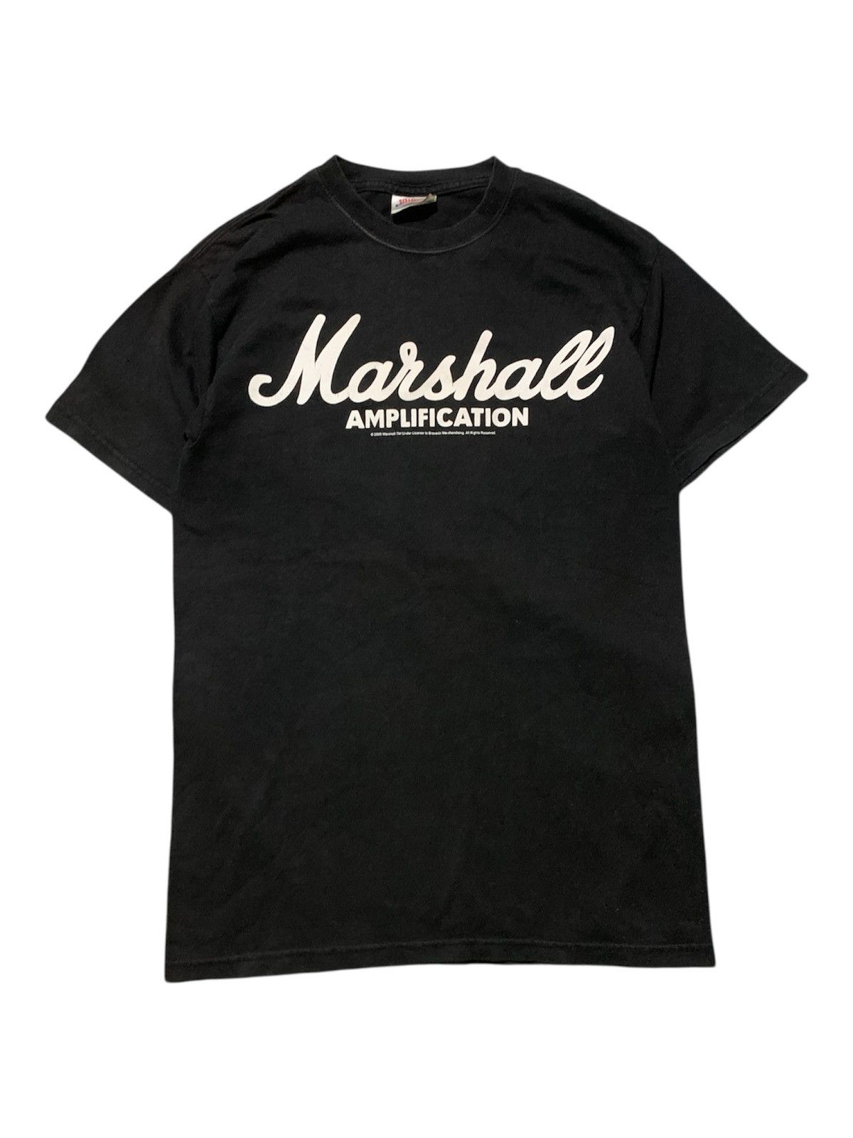 Vintage Vintage 2005 Marshall Amplification Big Logo Tee Size US S / EU 44-46 / 1 - 1 Thumbnail