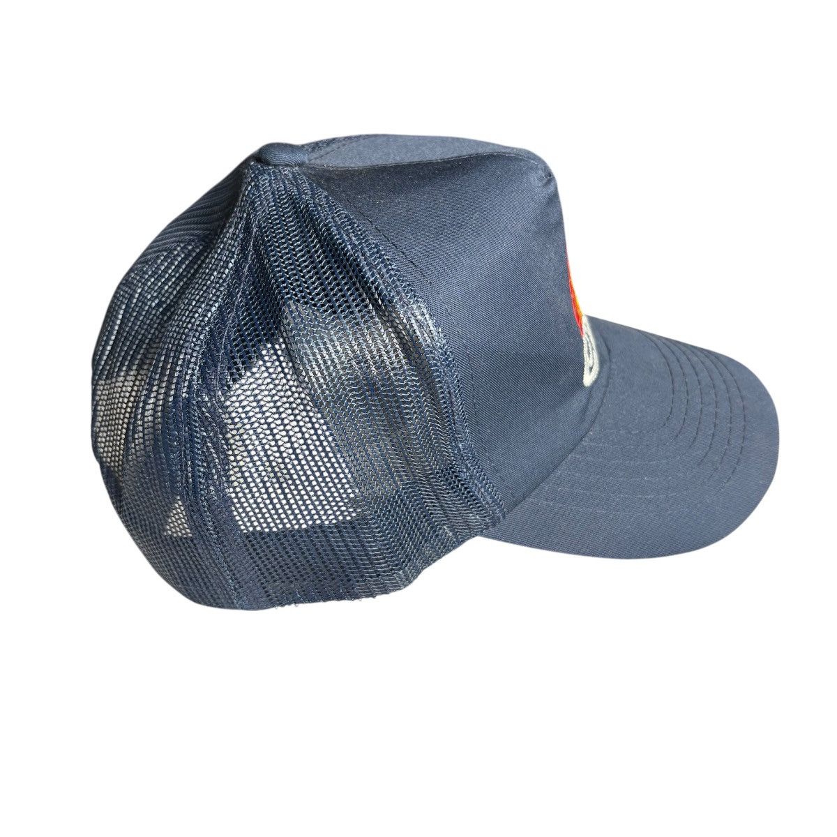 Vintage Vintage 90s Ancient Rainbow Embroidery AJM Trucker Cap / Hat Size ONE SIZE - 3 Thumbnail