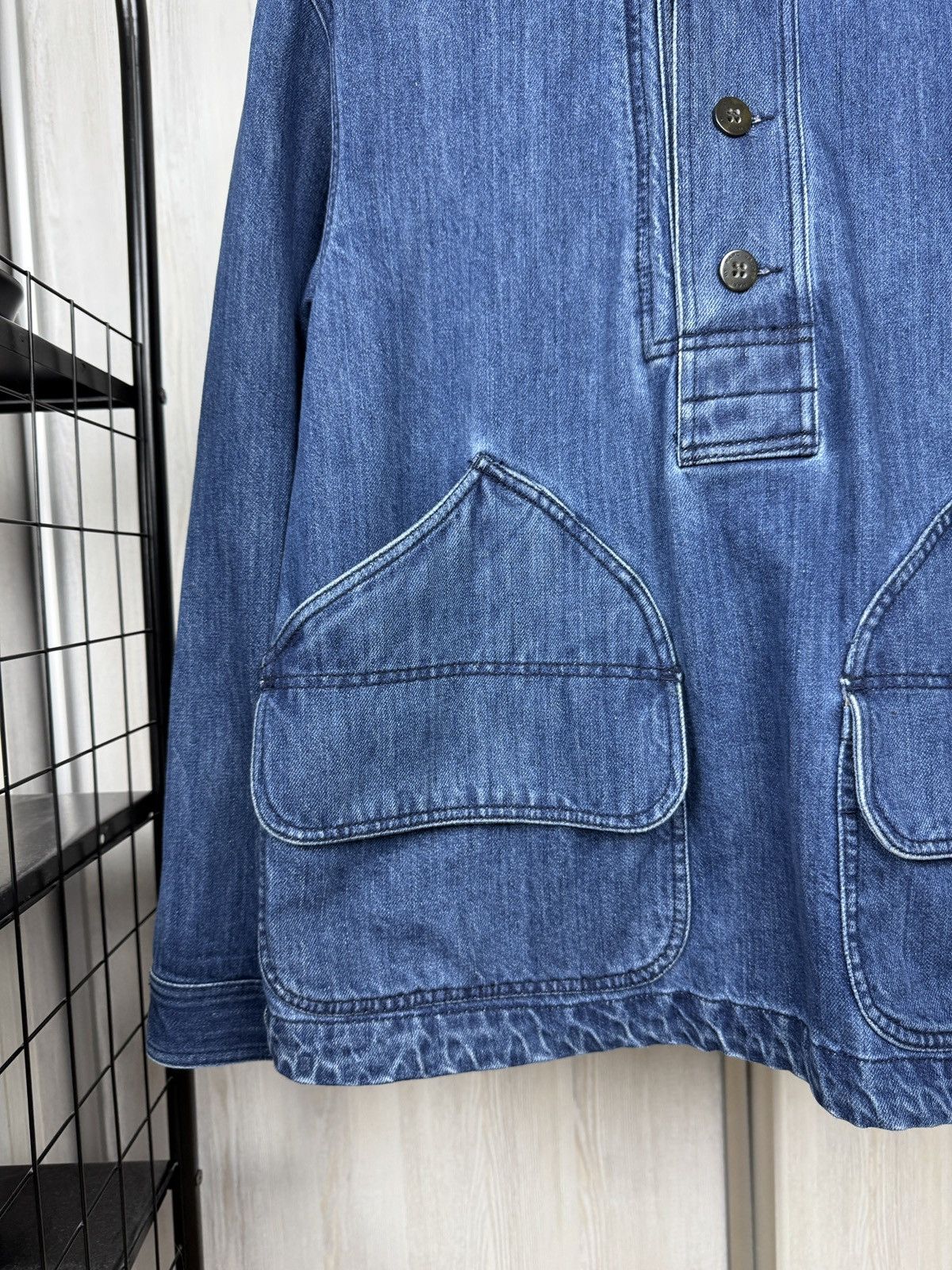 Marc by Marc Jacobs MARC BY MARC JACOBS 4-Pocket Denim Hooded Jacket 40s US Navy Size US M / EU 48-50 / 2 - 6 Thumbnail