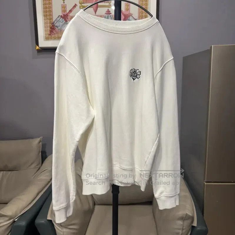 Dior Dior White Cotton Women's Sweatshirt . Size S / US 4 / IT 40 - 1 Thumbnail