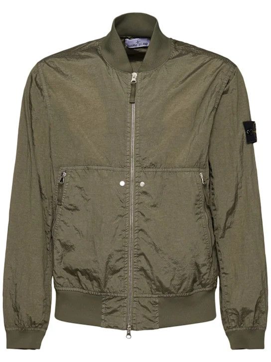 Stone Island o1lsvrm0425 Nylon Metal Watro bomber in Military Green Size US M / EU 48-50 / 2 - 1 Thumbnail