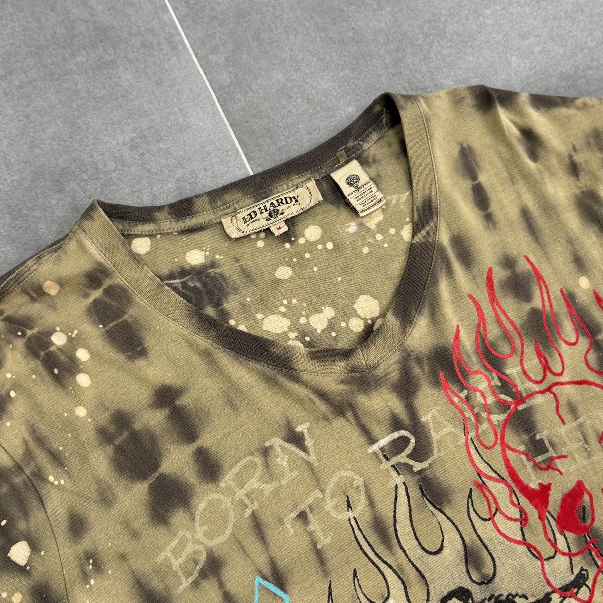 Ed Hardy Ed Hardy by Christian Audigier Tattoo Tiger Y2K Men T-Shirt Size US M / EU 48-50 / 2 - 8 Thumbnail