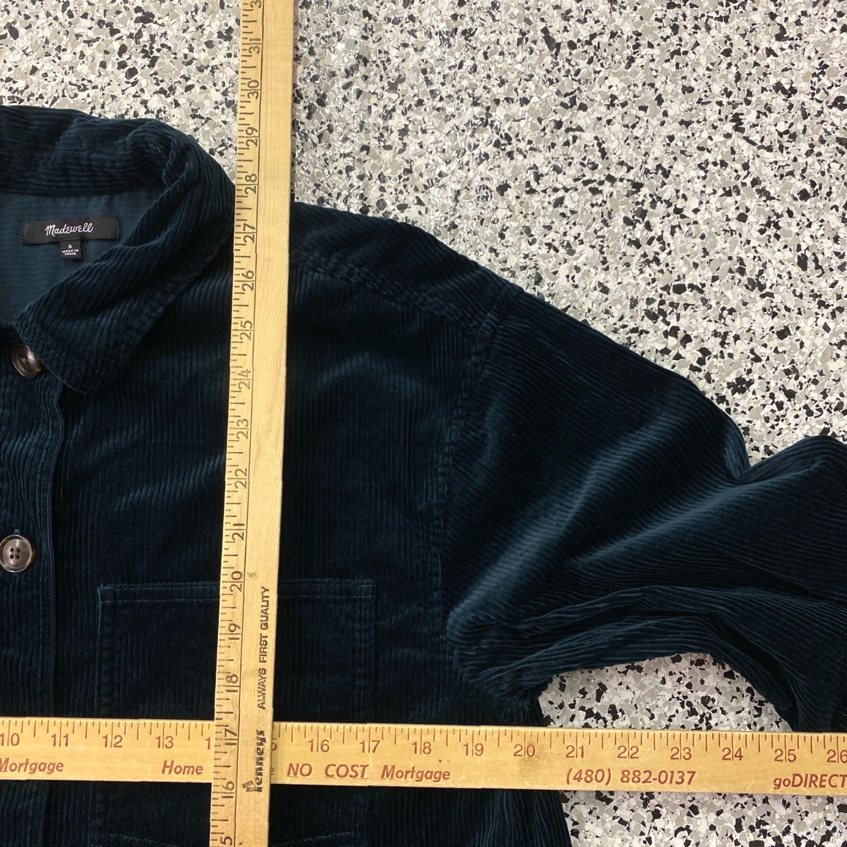 Madewell Madewell Corduroy Shirt Jacket 100% cotton Green Small Women Jacket Size S / US 4 / IT 40 - 3 Thumbnail