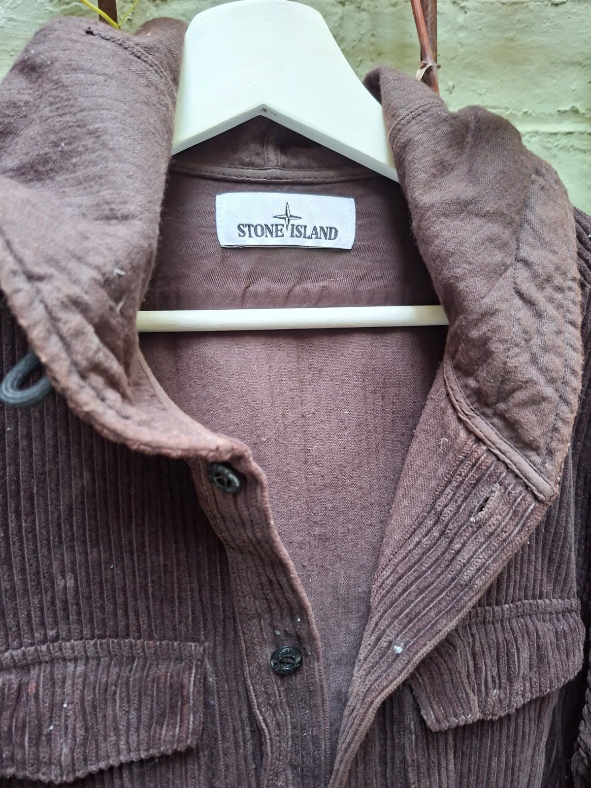 Stone Island Corduroy Hooded Jacket Size US M / EU 48-50 / 2 - 4 Thumbnail