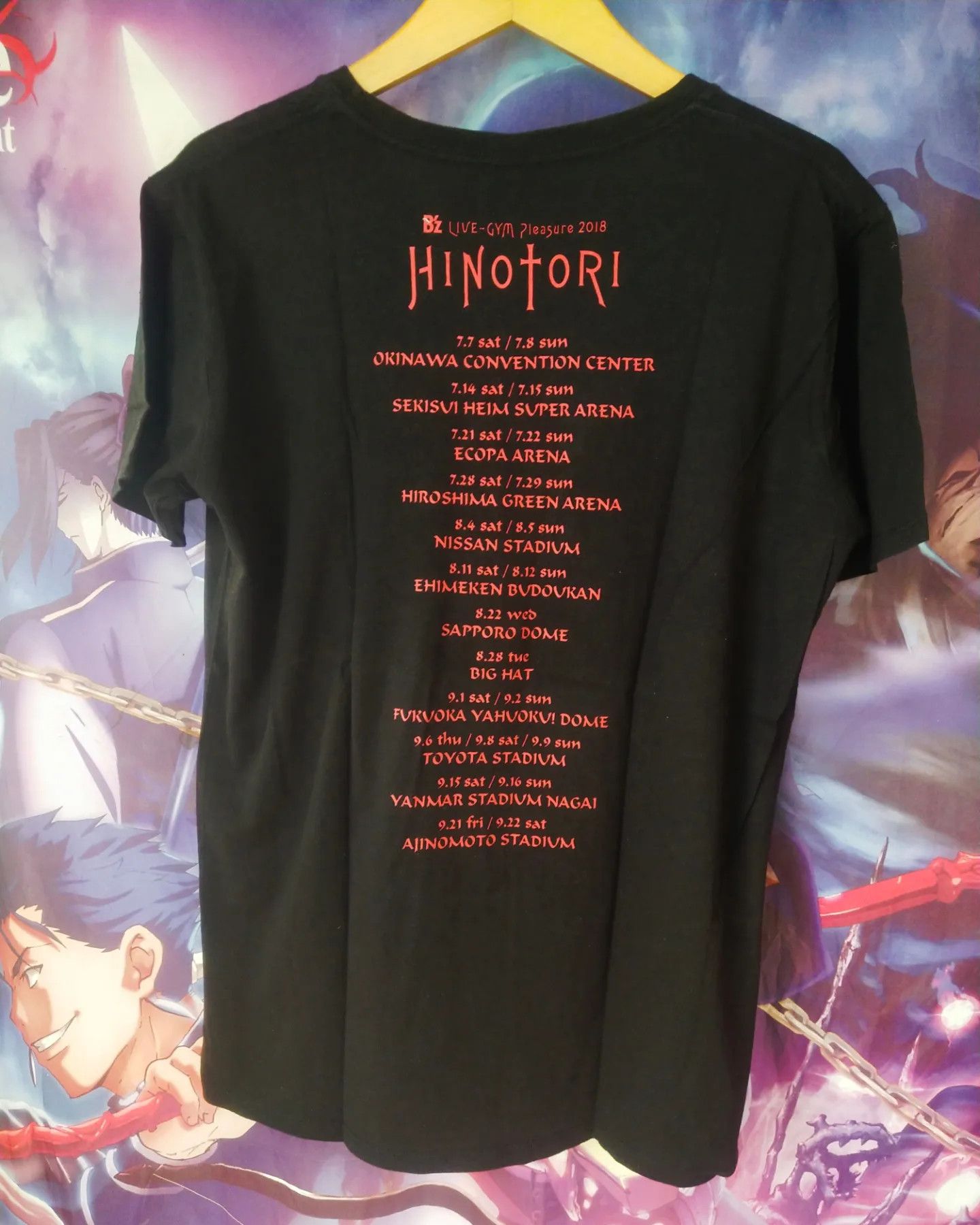 Band Tees B'z Live Pleasure 2018 Hinotori Band Tee Japan Size US L / EU 52-54 / 3 - 3 Thumbnail
