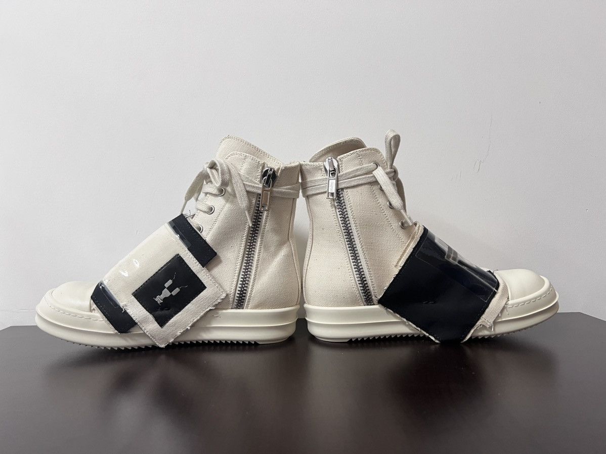 Rick owens drkshdw patch ramones high top sneakers sz35