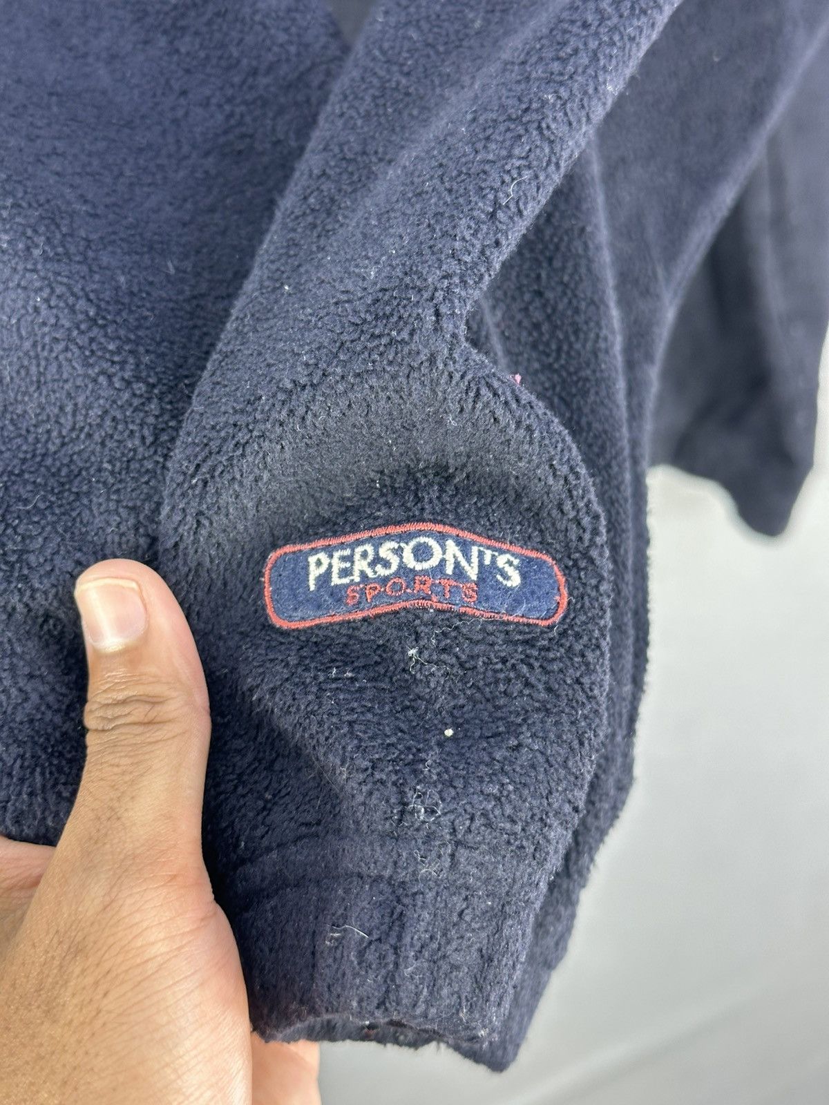 PERSON'S Person’s Sports Embroidered Logo Fleece Zipper Jacket Size US L / EU 52-54 / 3 - 10 Thumbnail