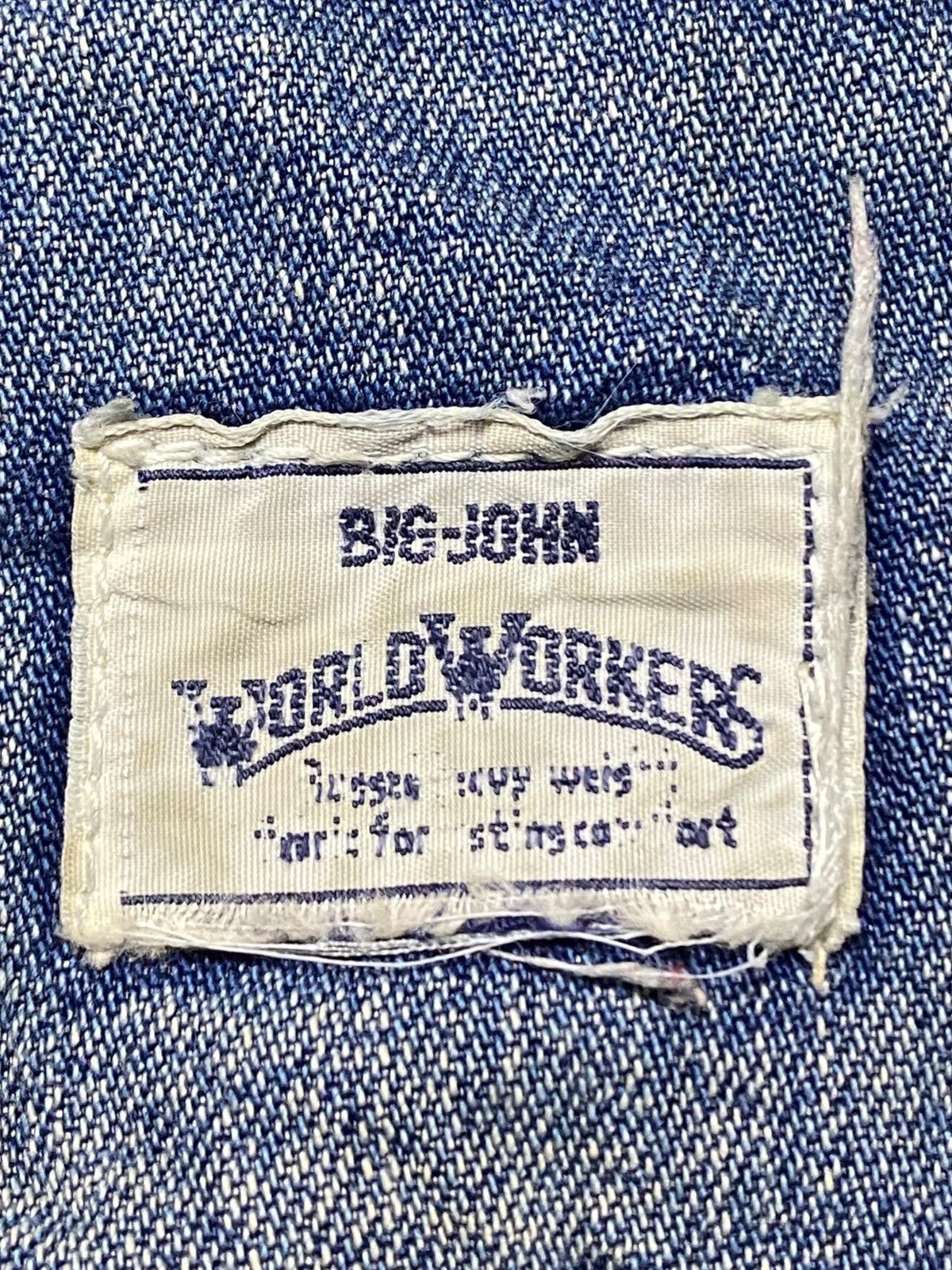 Big John Vintage Big John World Workers Carpenter Denim Jeans Size US 30 / EU 46 - 19 Thumbnail