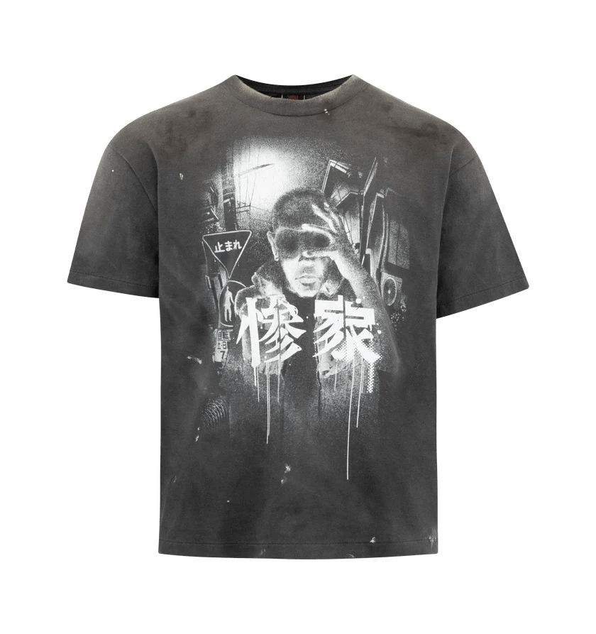 Saint Michael o1h1sh11225 Gs Tee in Black Size US M / EU 48-50 / 2 - 1 Thumbnail
