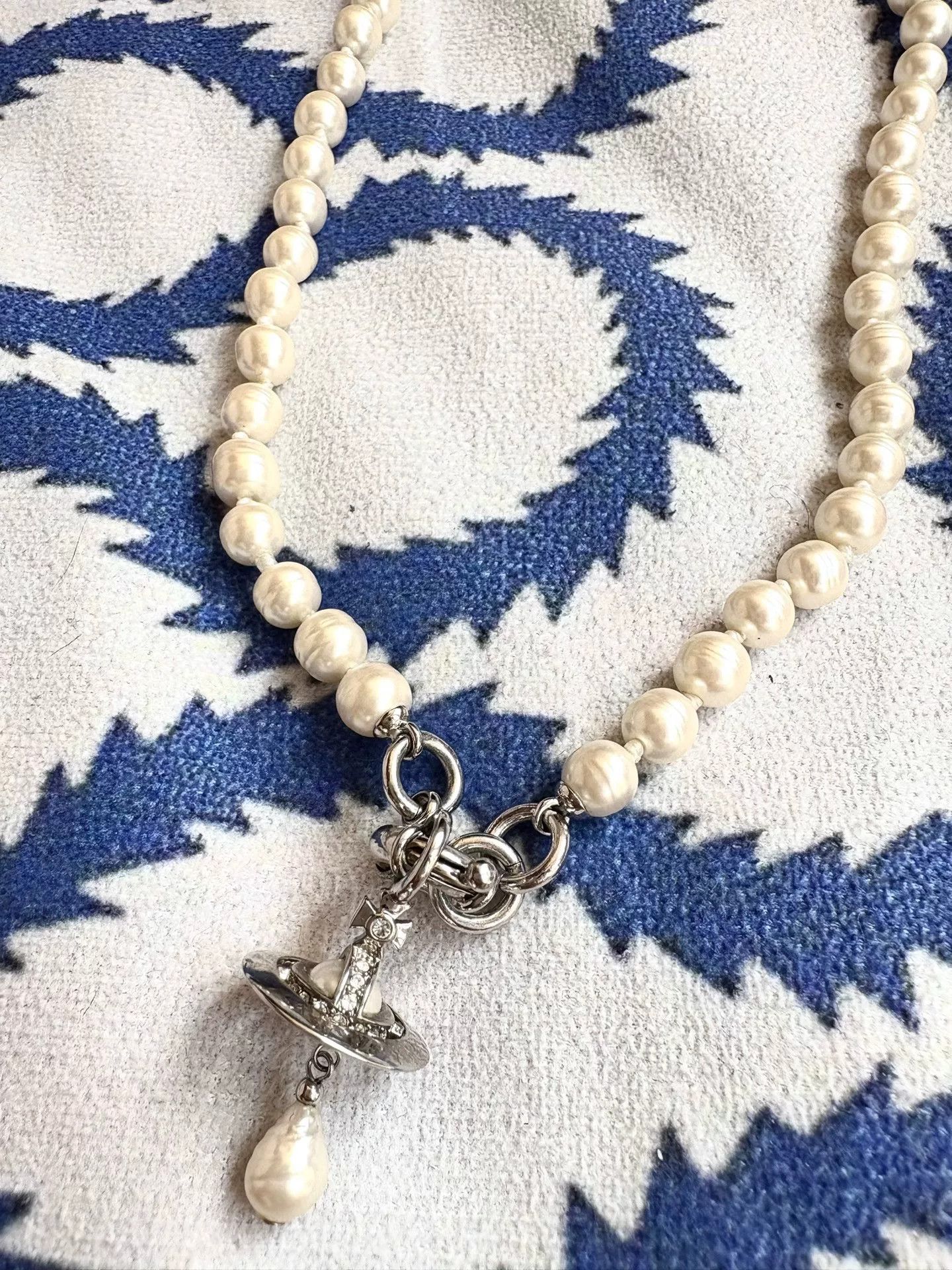 Vivienne Westwood Vivienne Westwood Baroque Pearl Necklace Size ONE SIZE - 1 Thumbnail