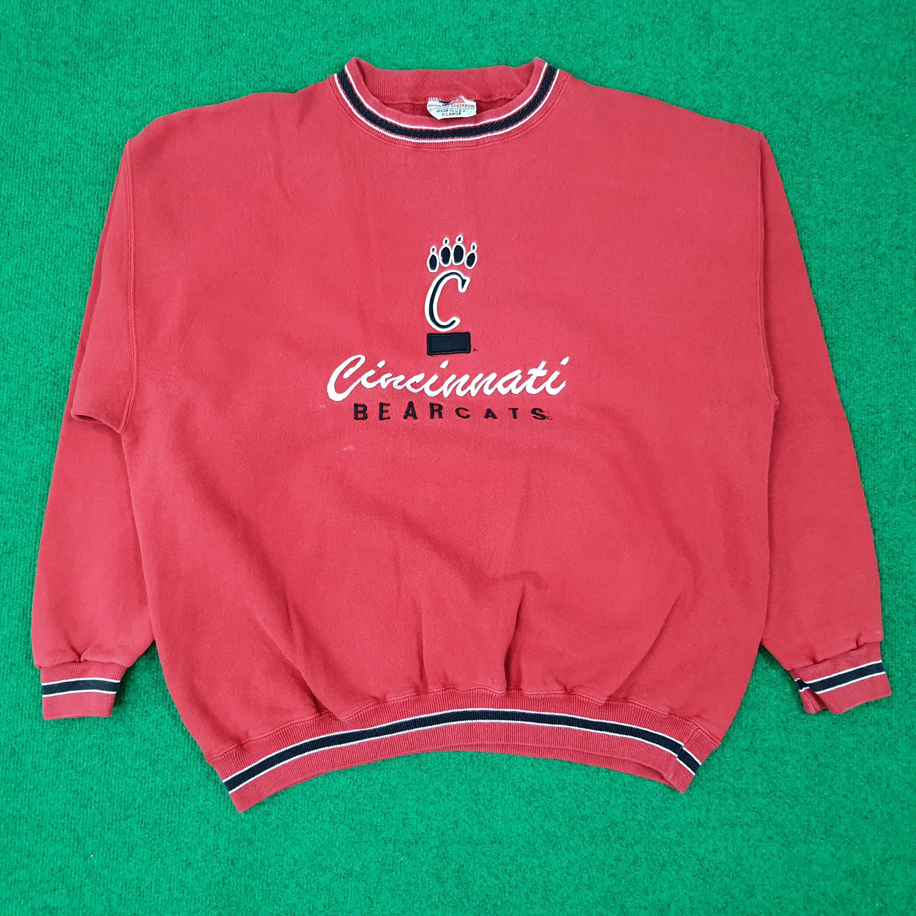 NCAA × Vintage Vintage Cincinnati Bearcats NCAA Team Sweatshirt C232N17 Size US L / EU 52-54 / 3 - 1 Thumbnail