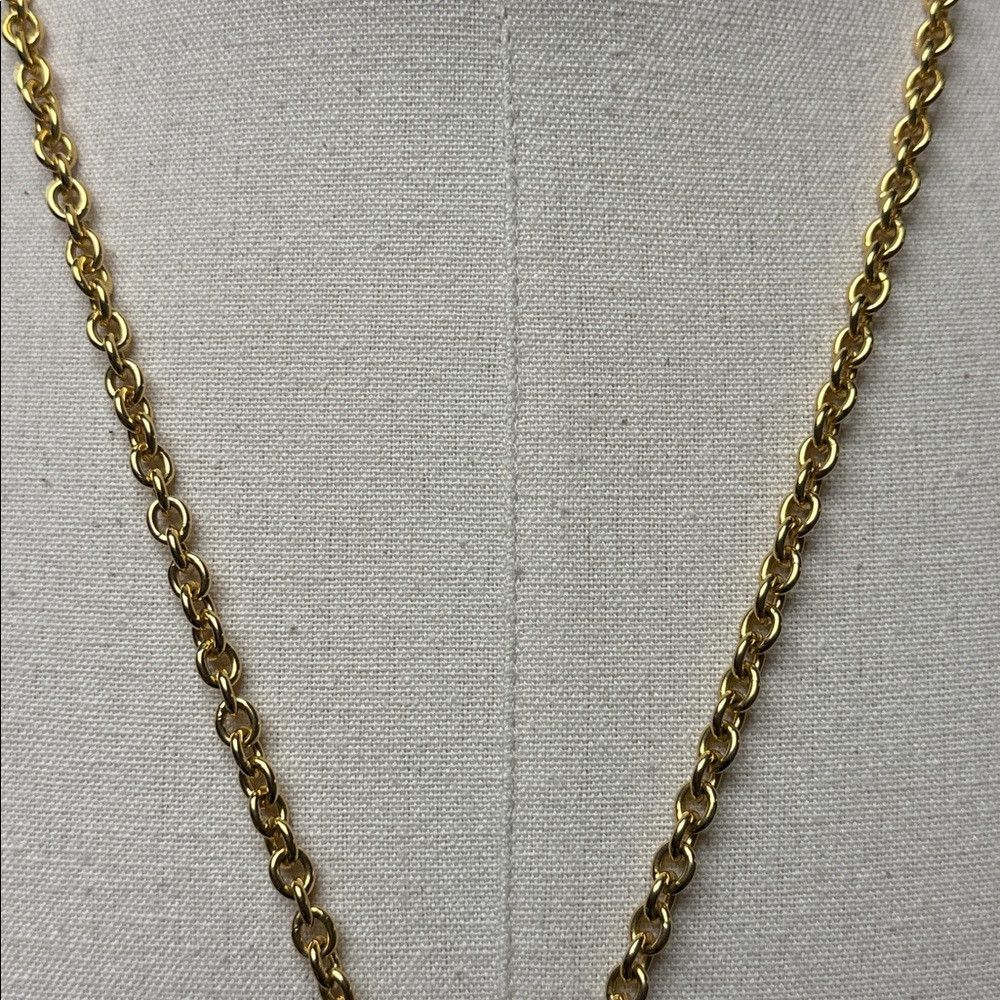 Versace Gianni Versace Medusa Pendant Necklace 28” Gold Tone Italy Size ONE SIZE - 6 Thumbnail