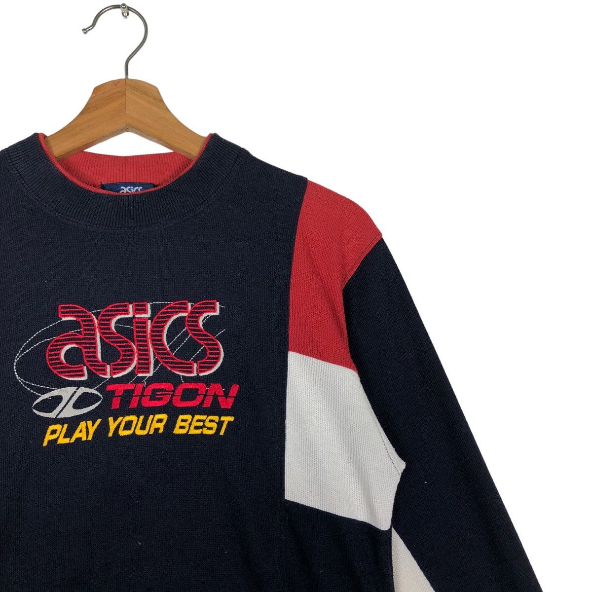 Japanese Brand 🔥90’s Vintage Ascis Japan Made Sweatshirt Big Logo Size US M / EU 48-50 / 2 - 5 Thumbnail